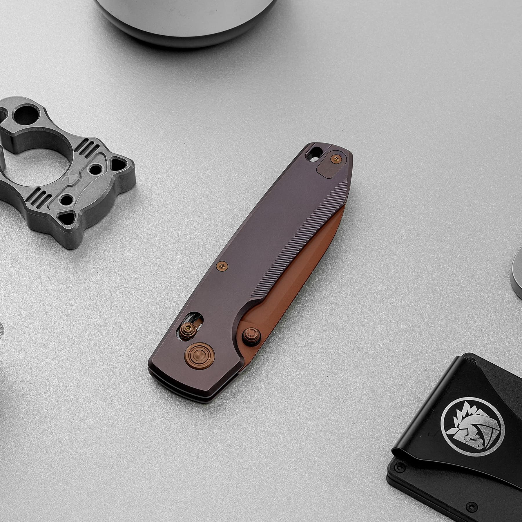 Coming Soon - Raccoon® TiSlim™ - Crossbar Lock (3.18" 154CM Blade & Titanium Handle) - A4503