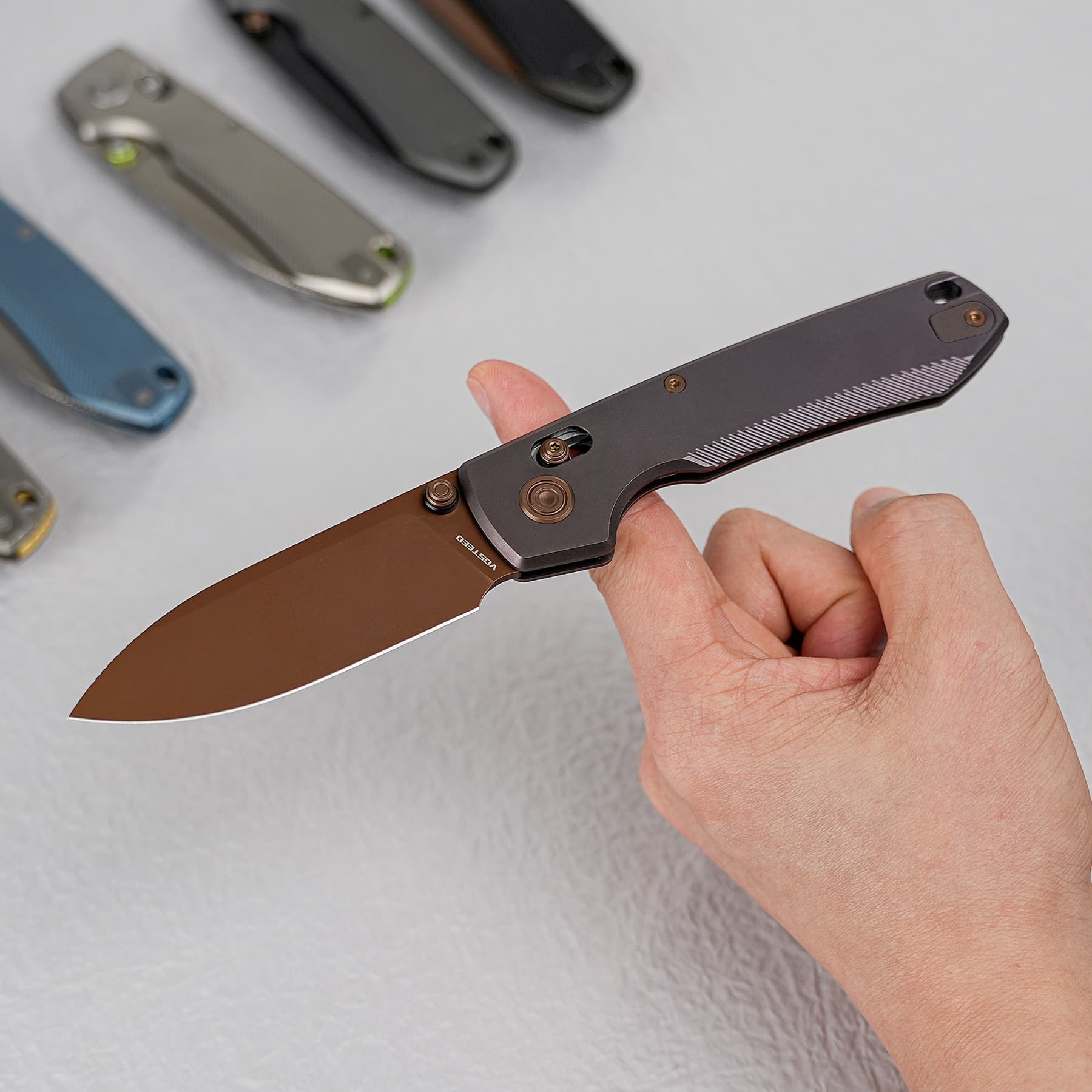 Coming Soon - Raccoon® TiSlim™ - Crossbar Lock (3.18" 154CM Blade & Titanium Handle) - A4503