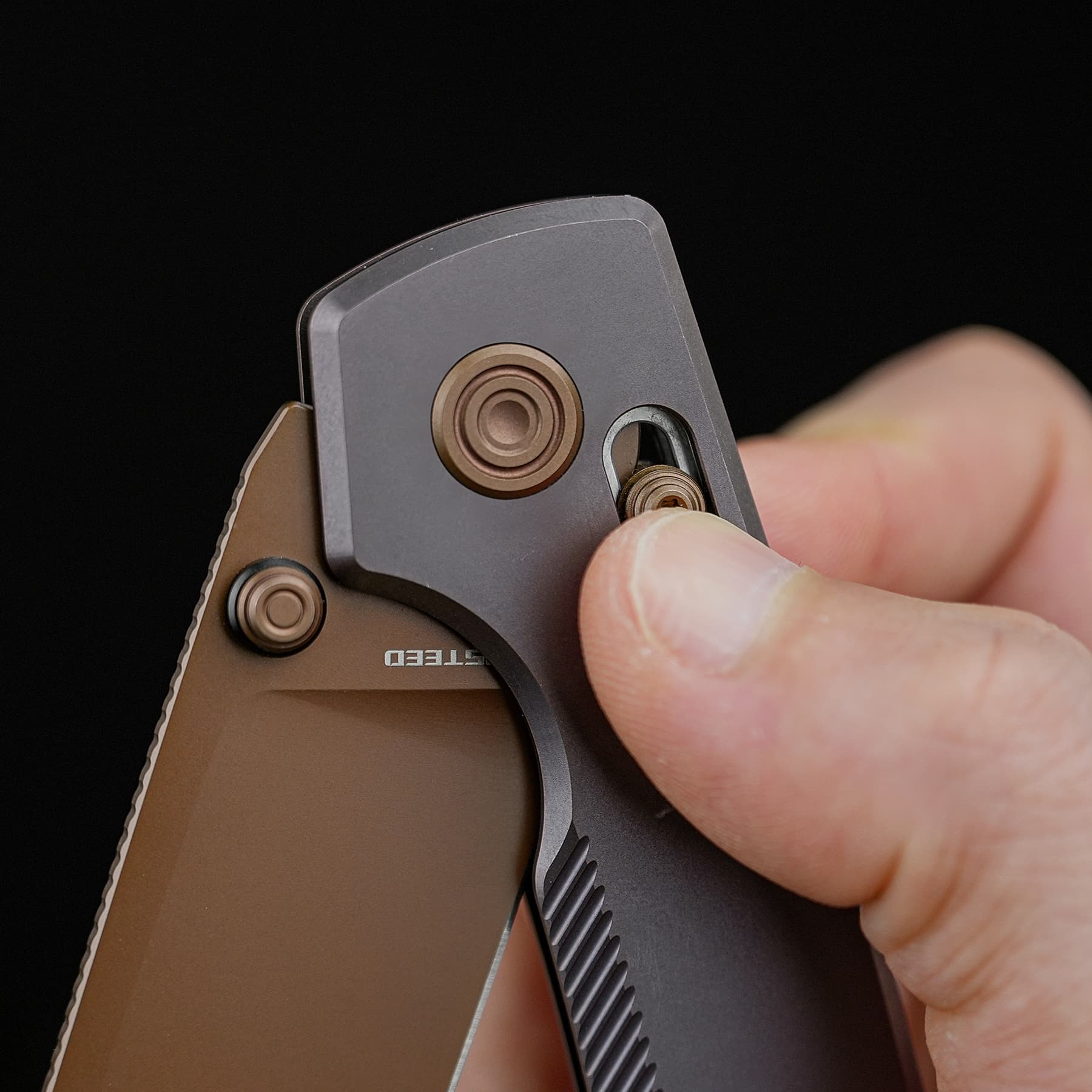 Coming Soon - Raccoon® TiSlim™ - Crossbar Lock (3.18" 154CM Blade & Titanium Handle) - A4503