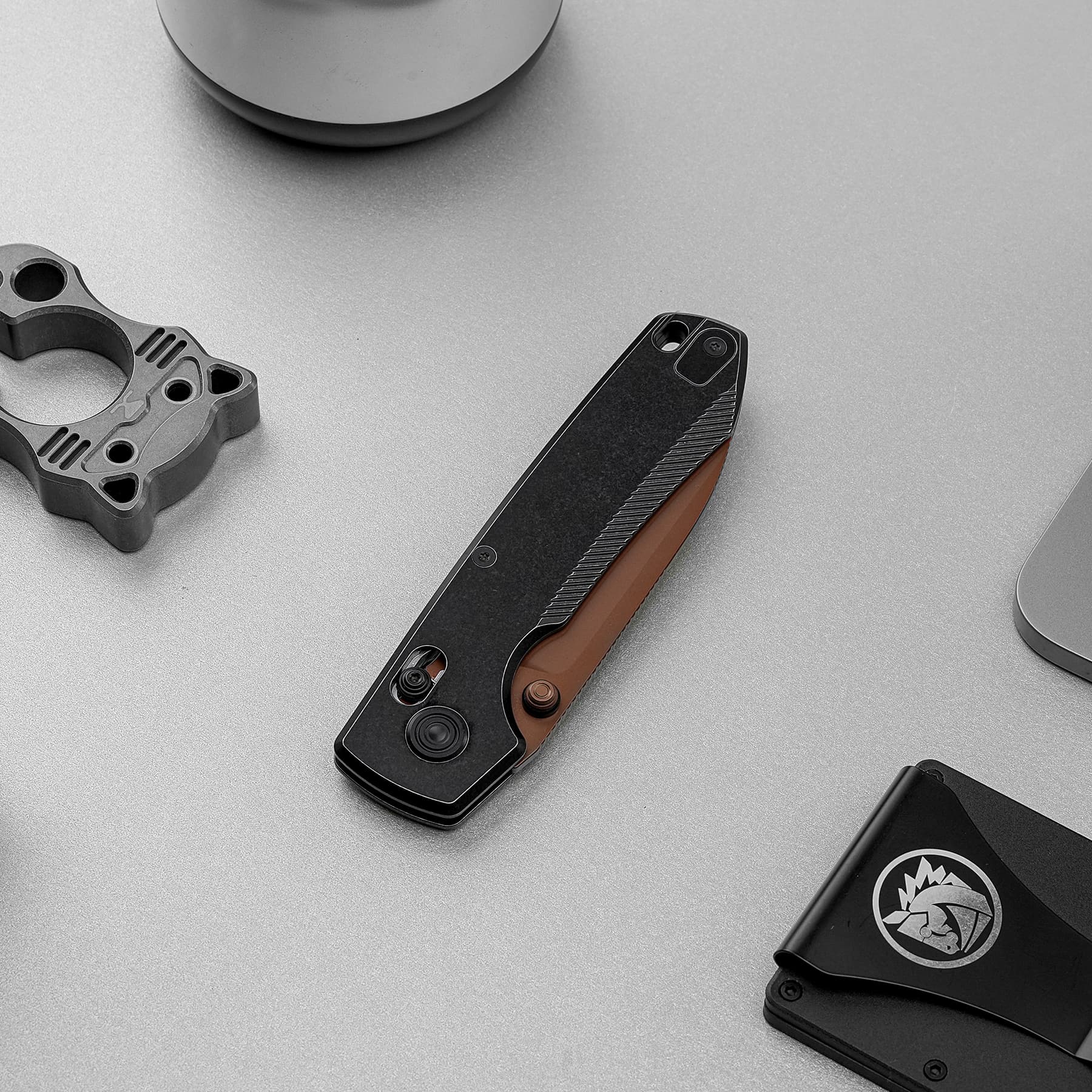 Coming Soon - Raccoon® TiSlim™ - Crossbar Lock (3.18" 154CM Blade & Titanium Handle) - A4504