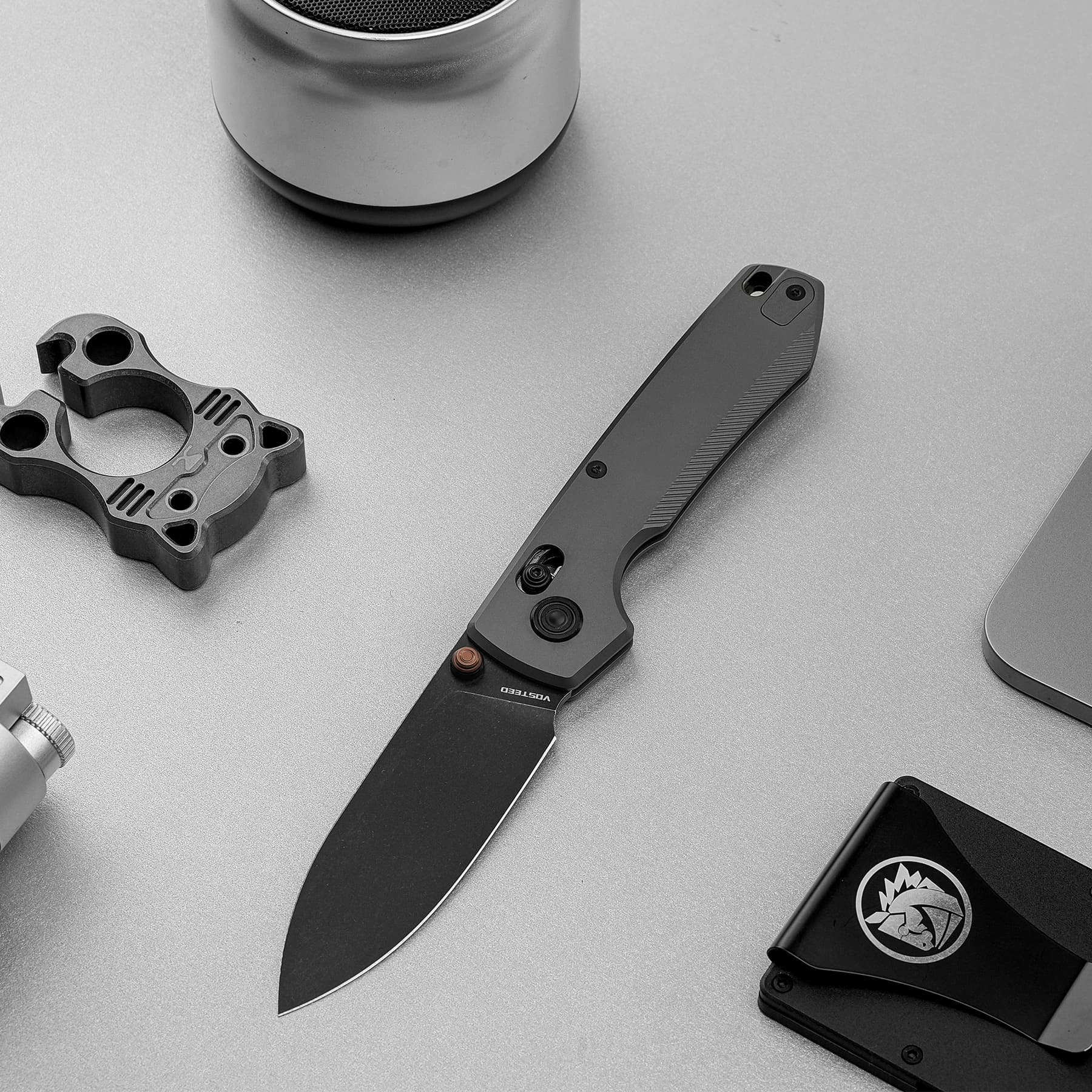 Coming Soon - Raccoon® TiSlim™ - Crossbar Lock (3.18" 154CM Blade & Titanium Handle) - A4505