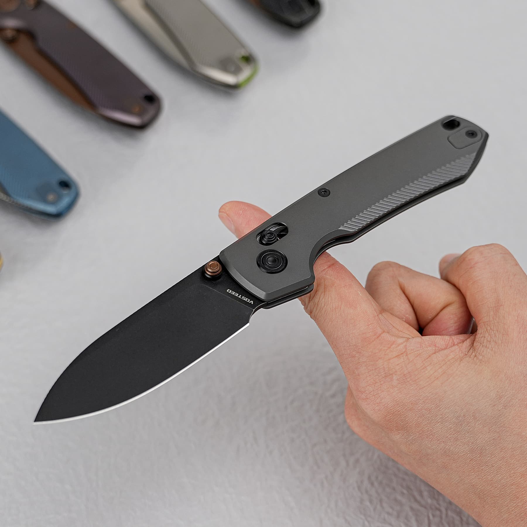 Coming Soon - Raccoon® TiSlim™ - Crossbar Lock (3.18" 154CM Blade & Titanium Handle) - A4505