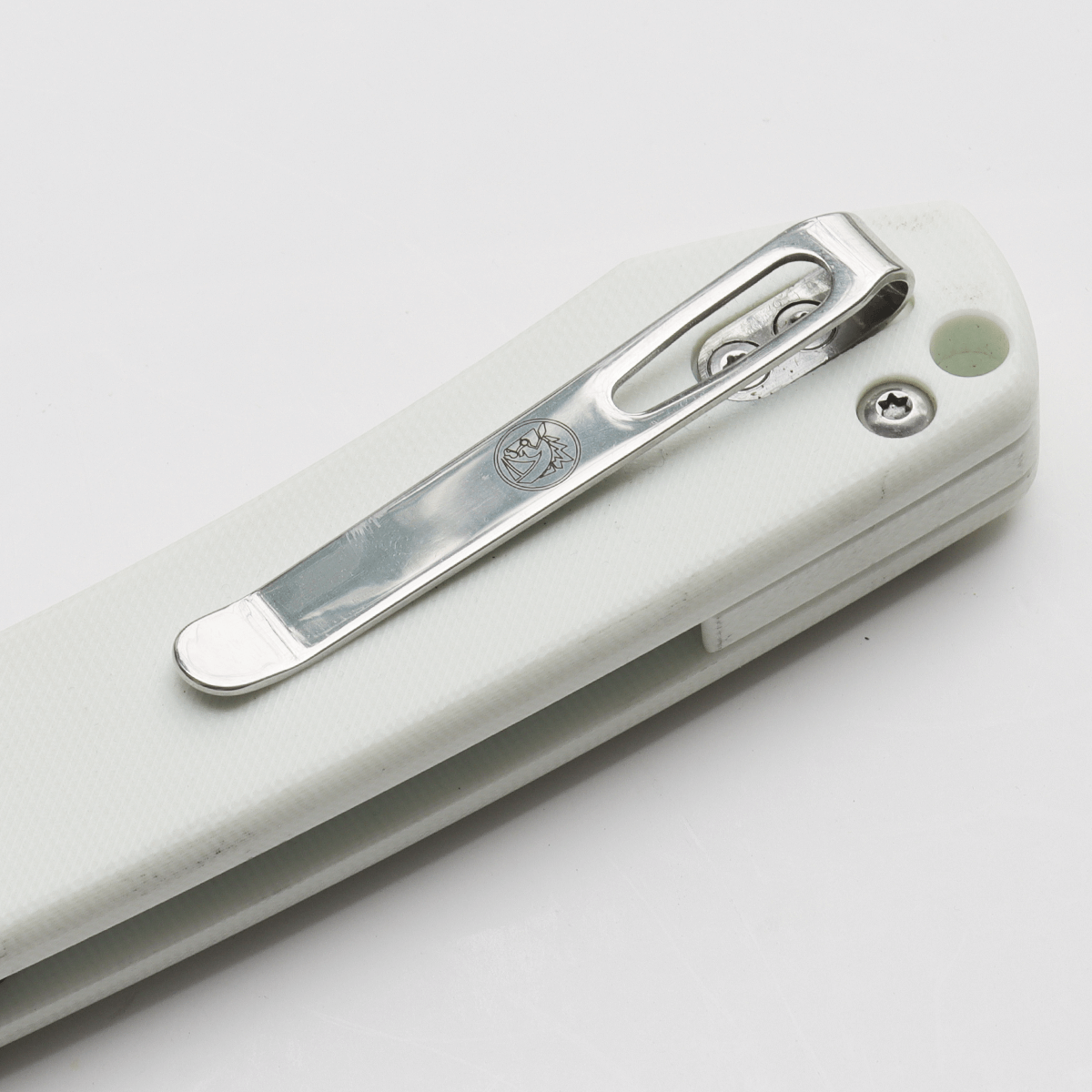Vosteed Raccoon Knife pocket clip detail