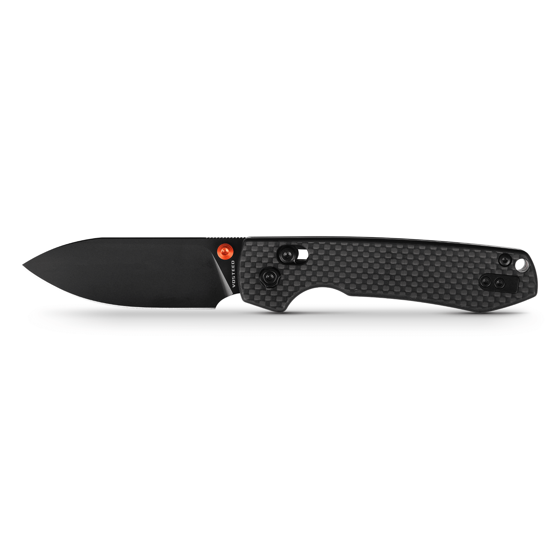 Vosteed Raccoon Crossbar Lock Knife with Carbon Fiber Handle