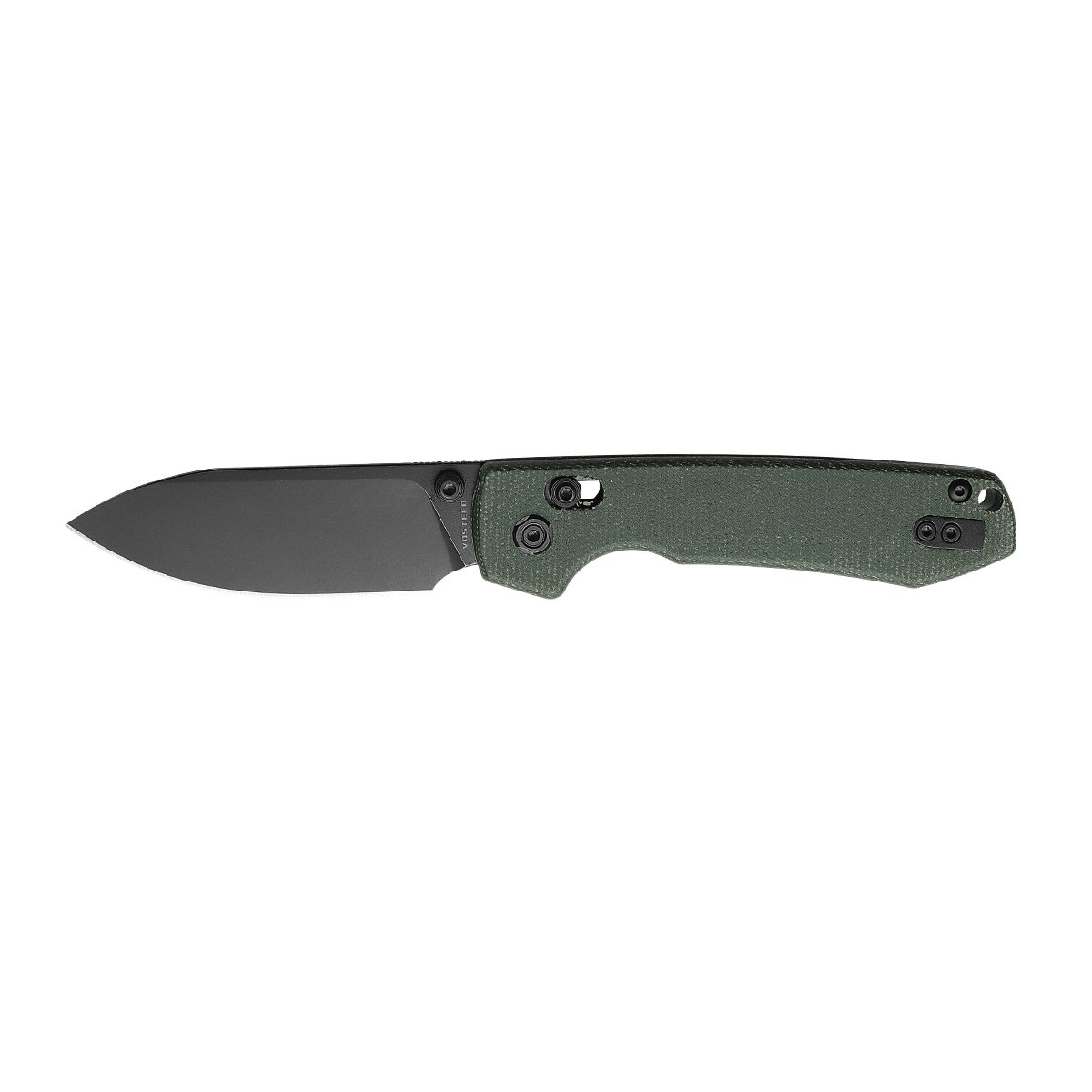 Vosteed Raccoon Crossbar Lock knife with drop point blade and Micarta handle