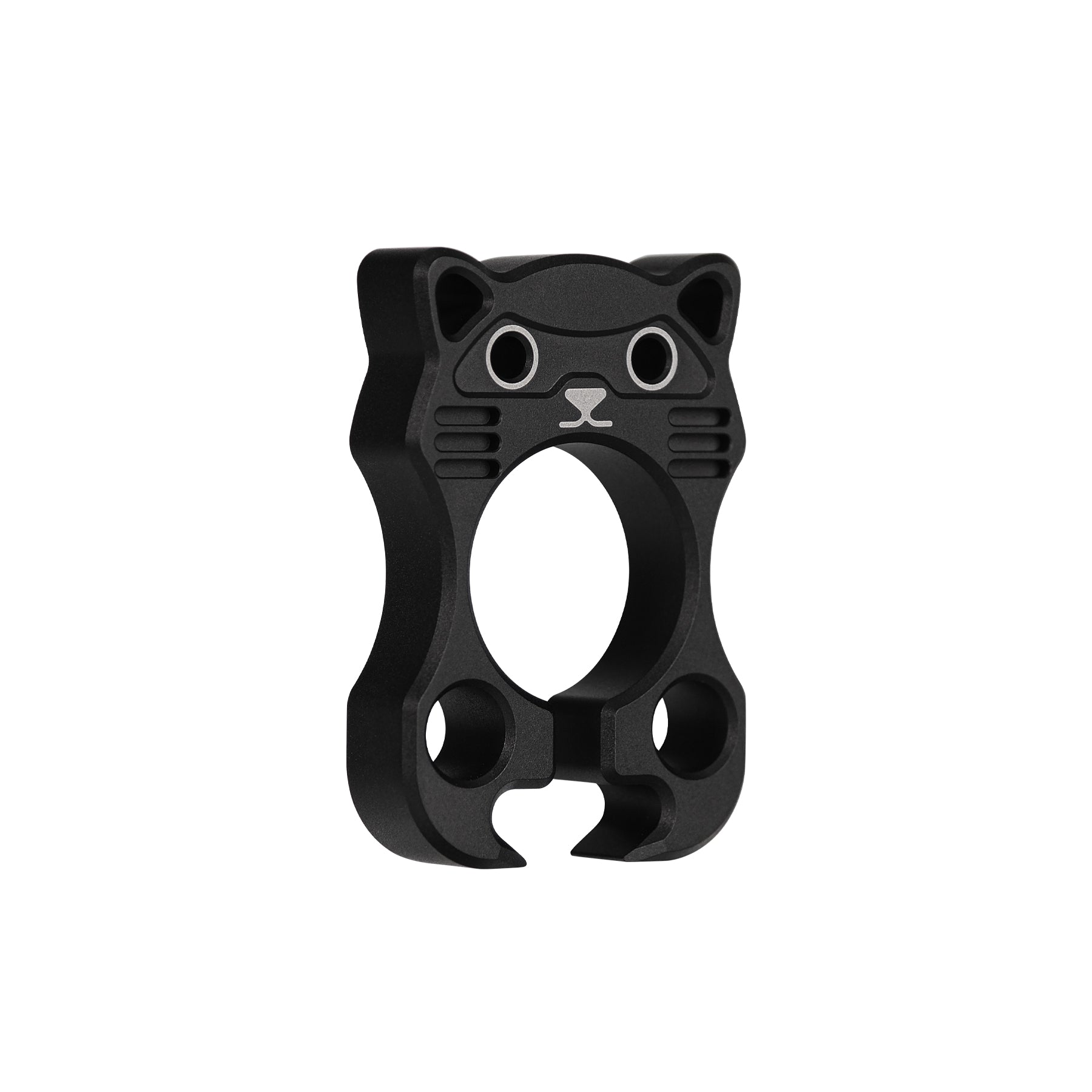 Black titanium Raccoon Bottle Opener, by Vosteed