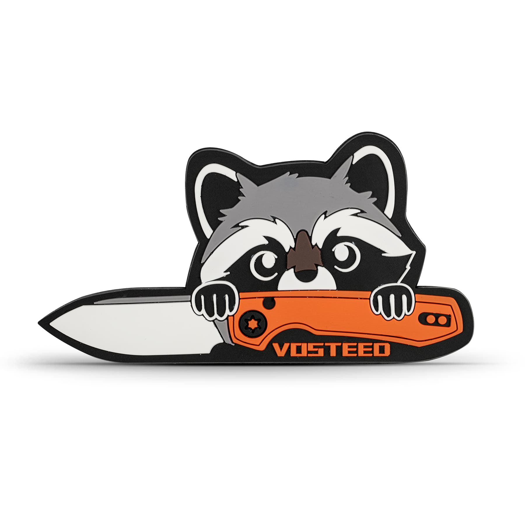 Festive Raccoon Morale Patch | Unique Holiday EDC Gear Flair