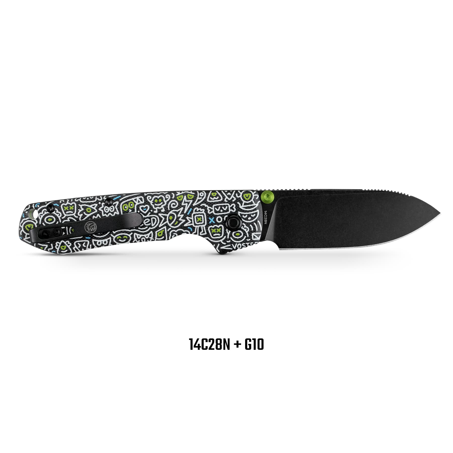 coming soon - Raccoon® - Top Liner Lock Knife (3.25" 14C28N Blade & G10 Handle) - A2934