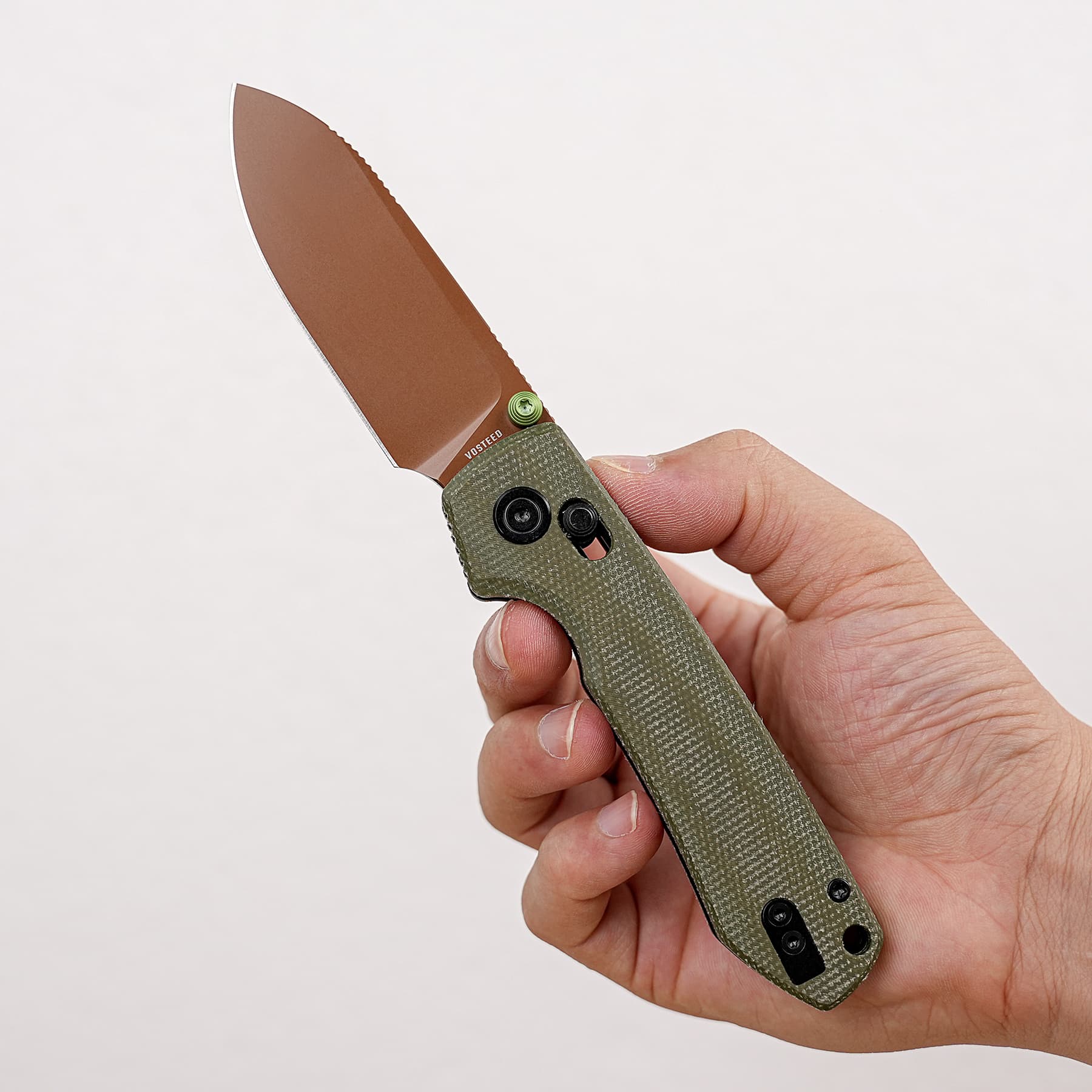 Coming Soon - Raccoon 2.0 - Crossbar Lock (3.17" Nitro-V Blade & Micarta Handle) - A4905