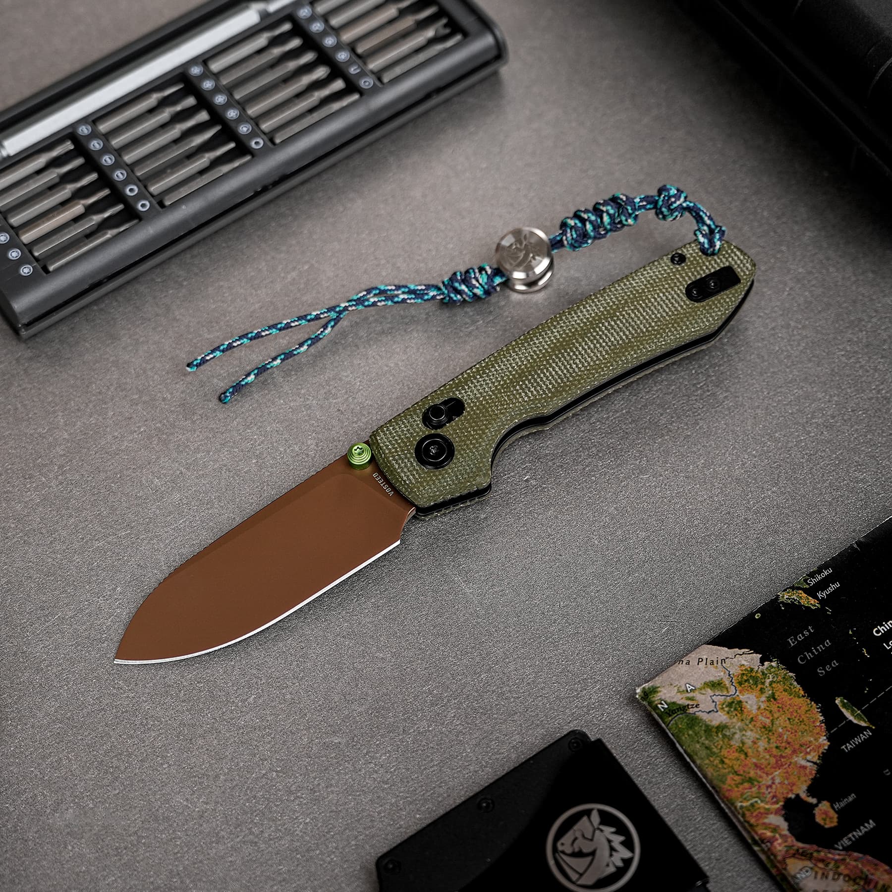 Coming Soon - Raccoon 2.0 - Crossbar Lock (3.17" Nitro-V Blade & Micarta Handle) - A4905