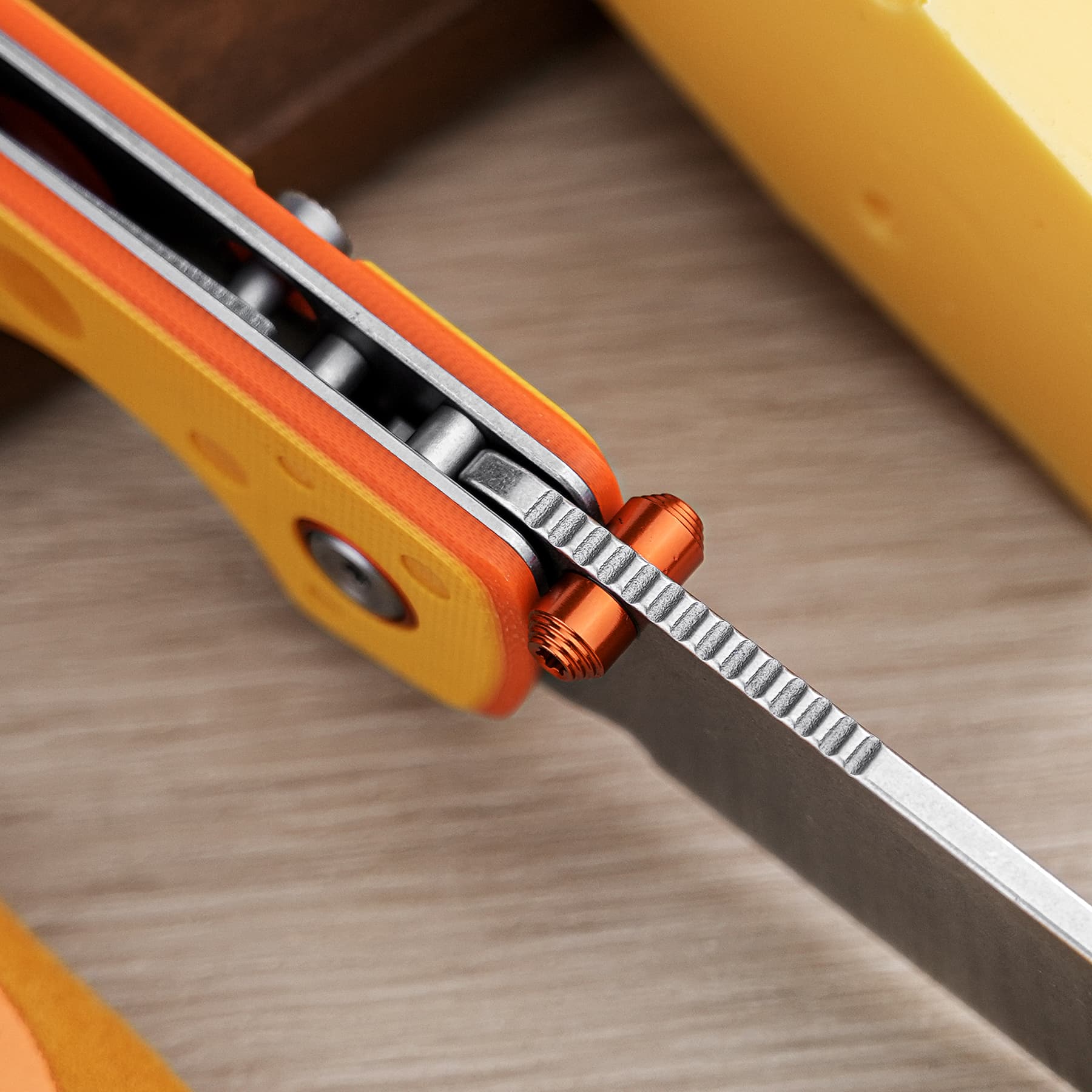 CheesePirates® -Top Liner Lock (3.25" 14C28N Blade & G10 Handle) - A2932