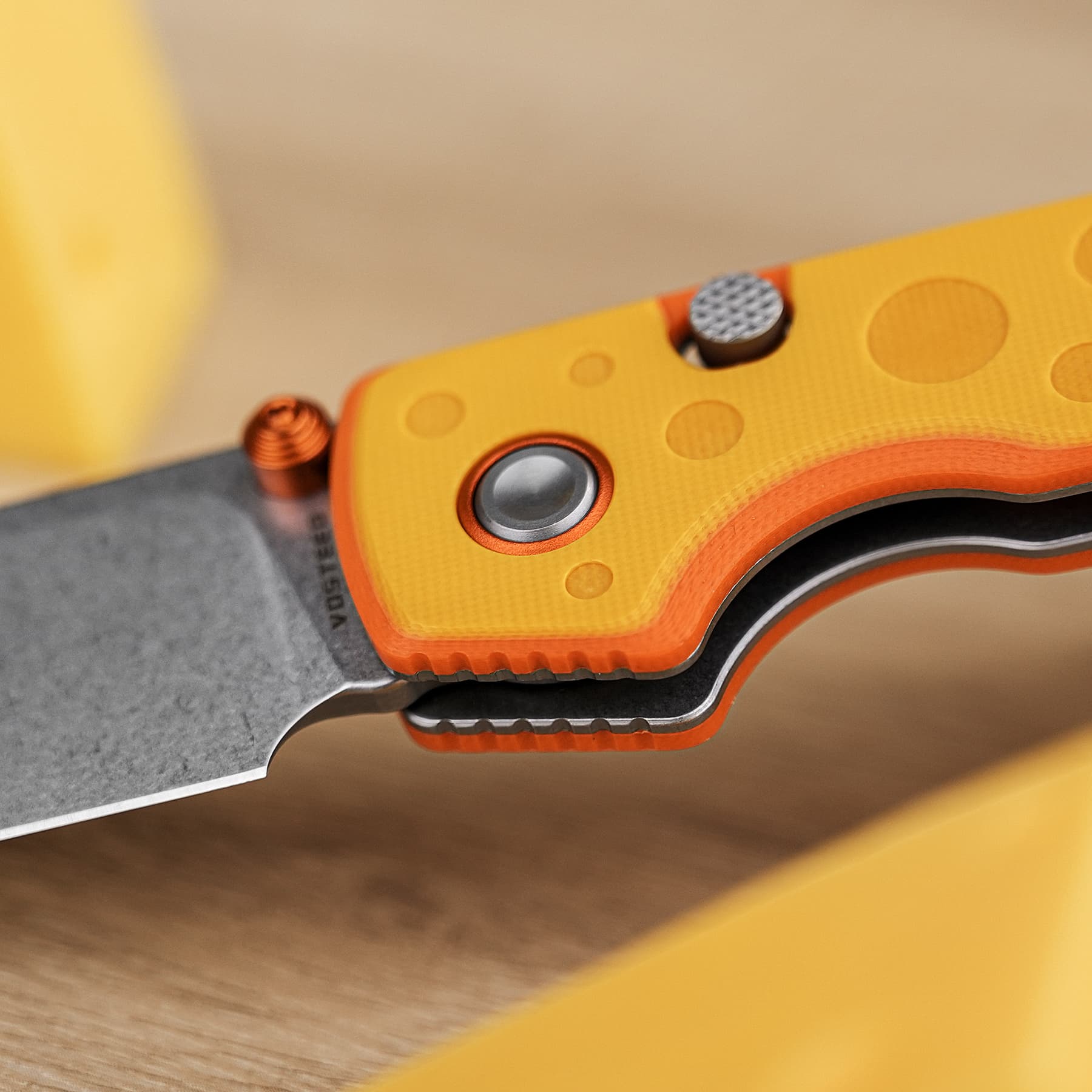 CheesePirates® -Top Liner Lock (3.25" 14C28N Blade & G10 Handle) - A2932