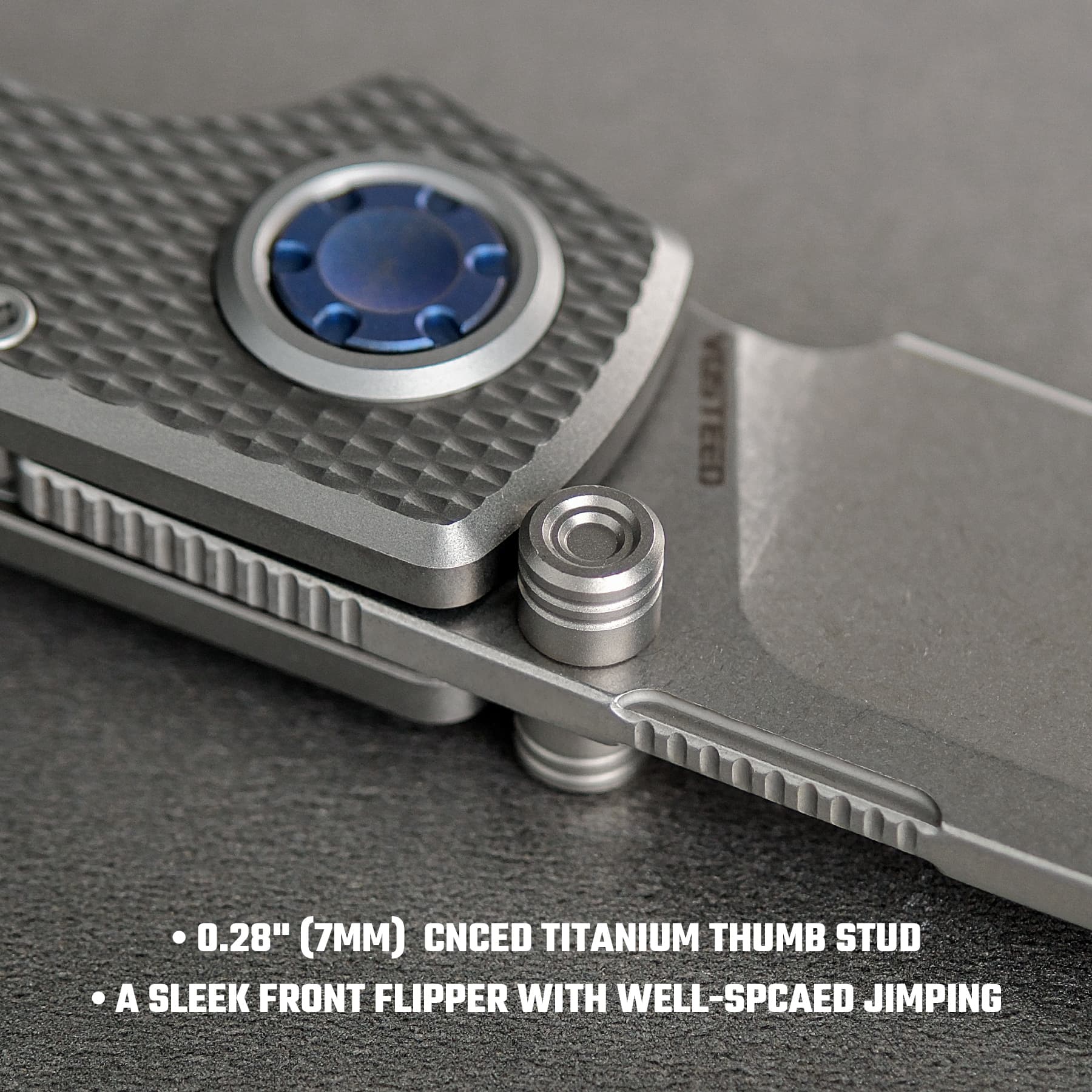 Raccoon® V -Vanchor Lock® (3.22" M390 Blade & Titanium Handle) - A4001
