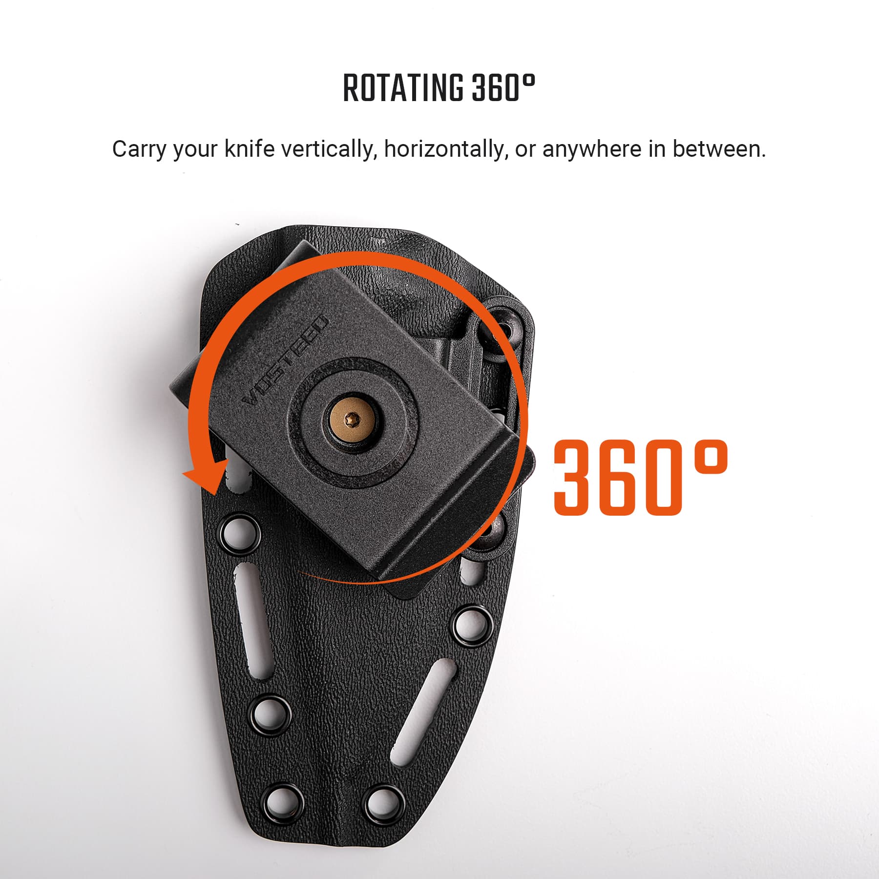 Secured Omni Adjustable Rotation Clip - X0159