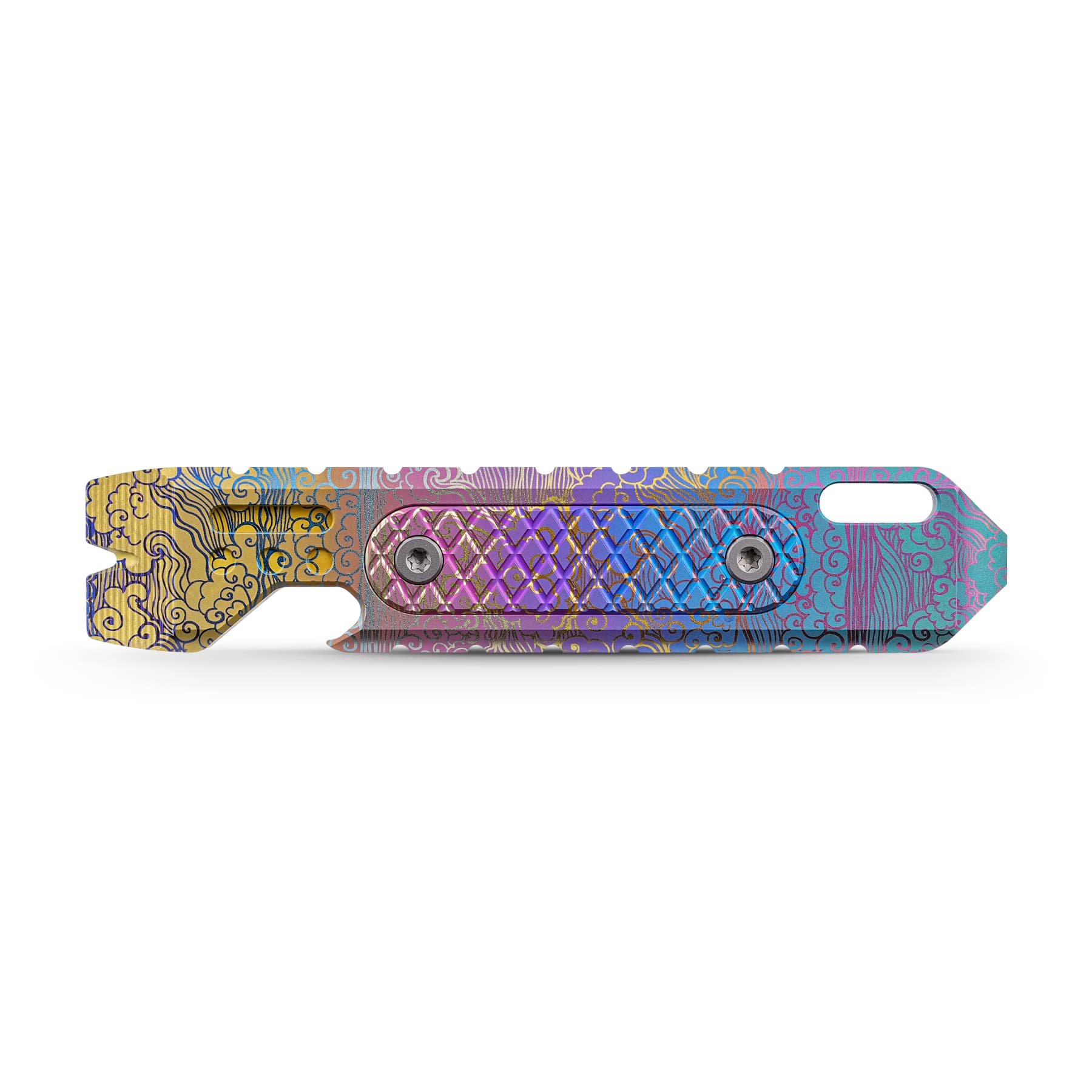 Shark Bomb Prybar | Black Titanium Pocket Tool Utility Ace