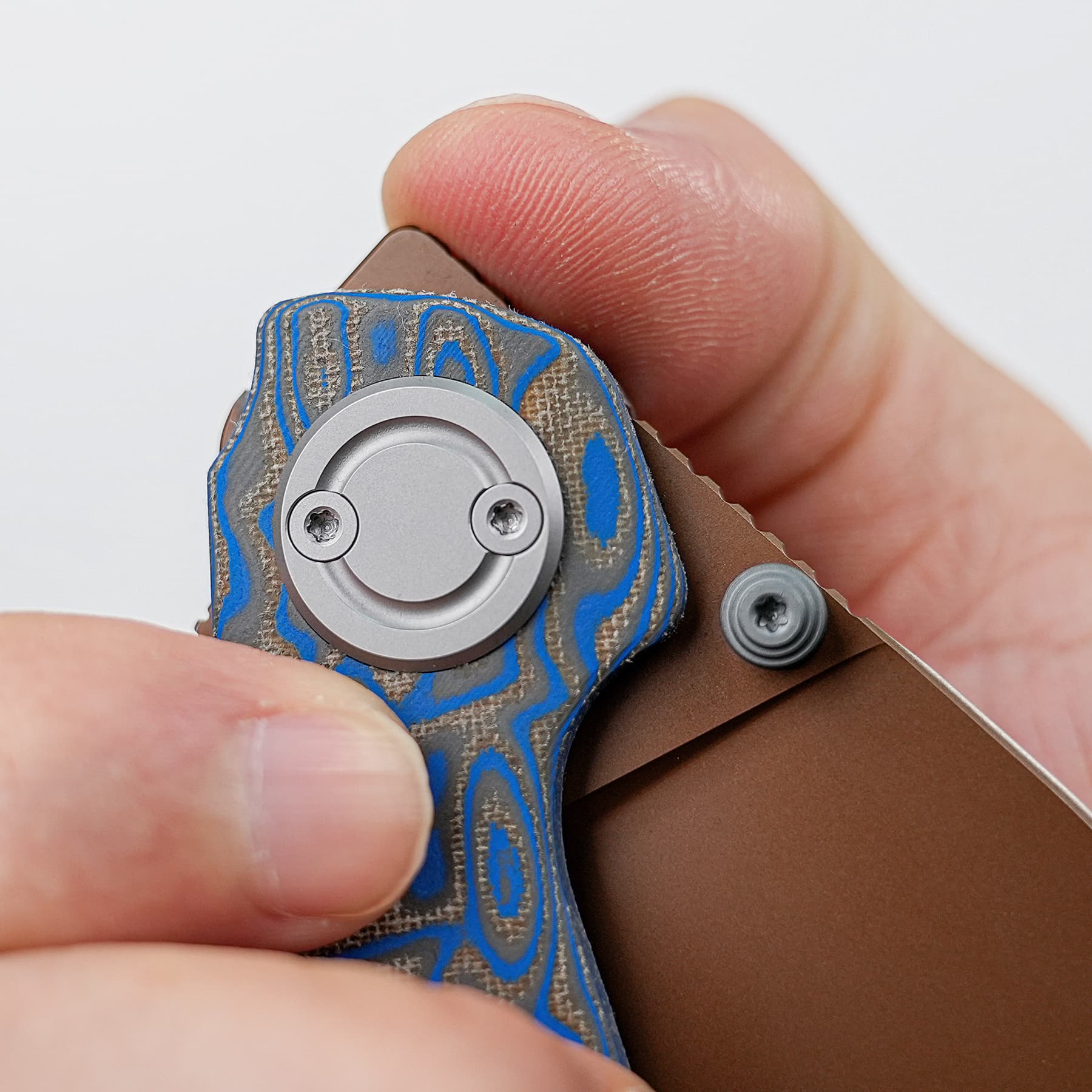 Shilin Cutter® - Vanchor Lock® (2.90" 154CM Blade & Micarta Handle) - A2811