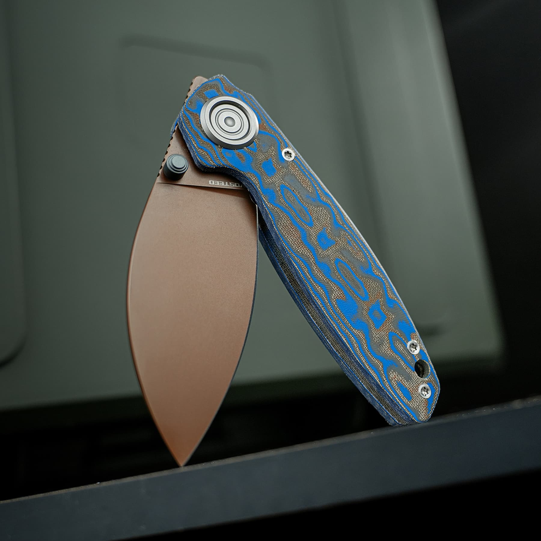 Shilin Cutter® - Vanchor Lock® (2.90" 154CM Blade & Micarta Handle) - A2811