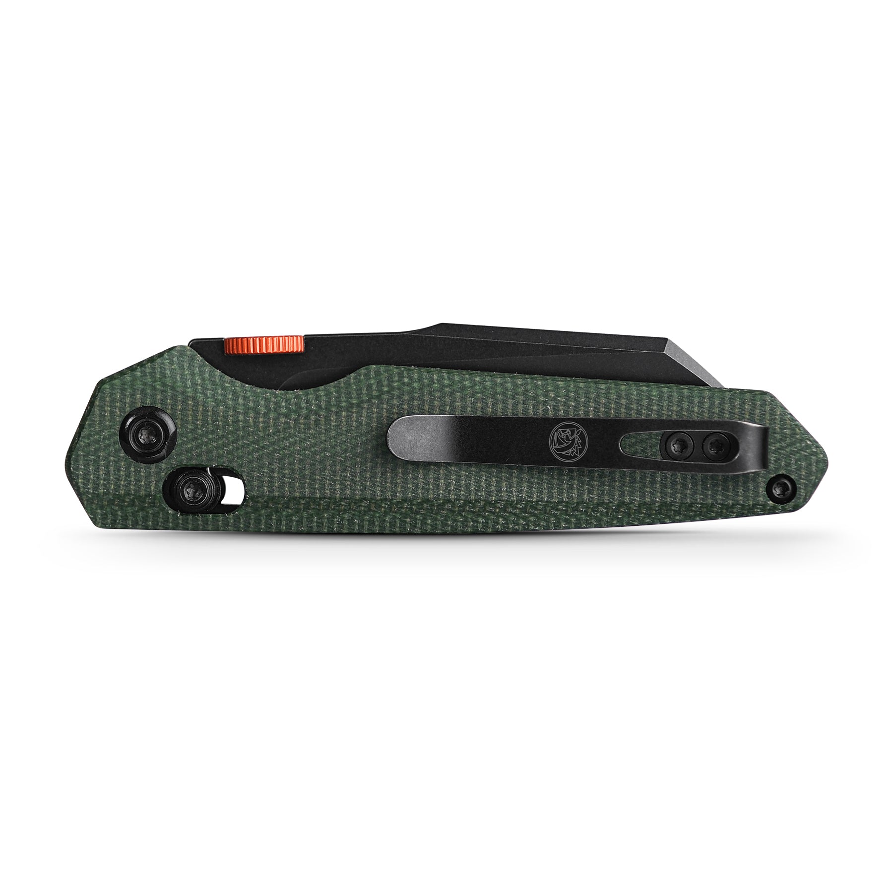 Vosteed Tala Green Micarta Handle with Pocket Clip
