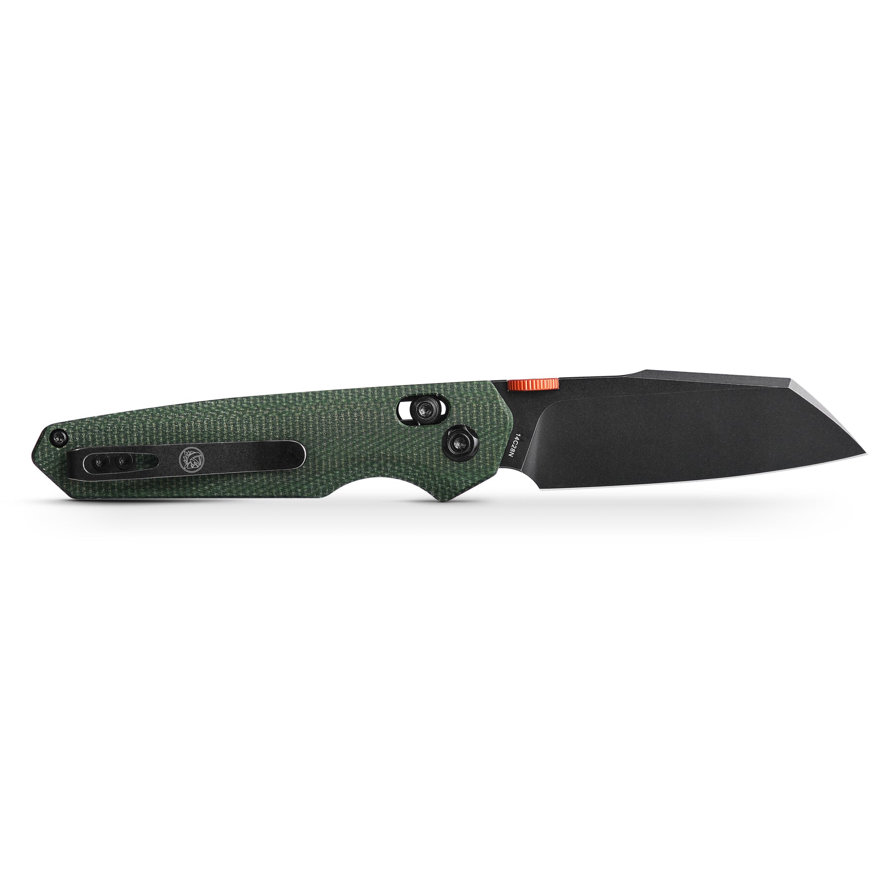 Vosteed Tala knife with green Micarta handle