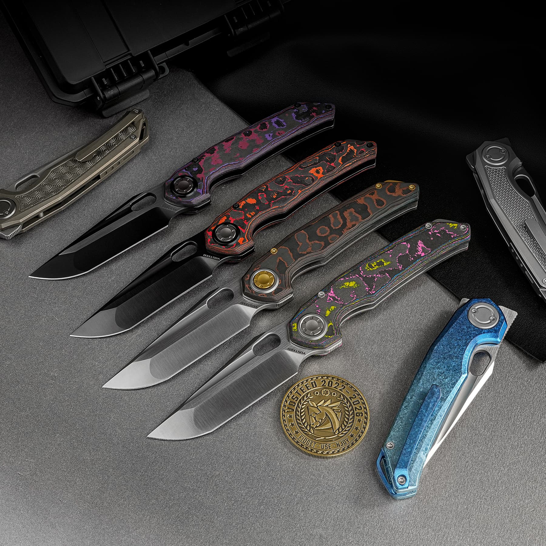 Coming Soon - Thunderbird V- Vanchor Lock® (3.46" M390 Blade & CamoCarbon Handle) - A0322