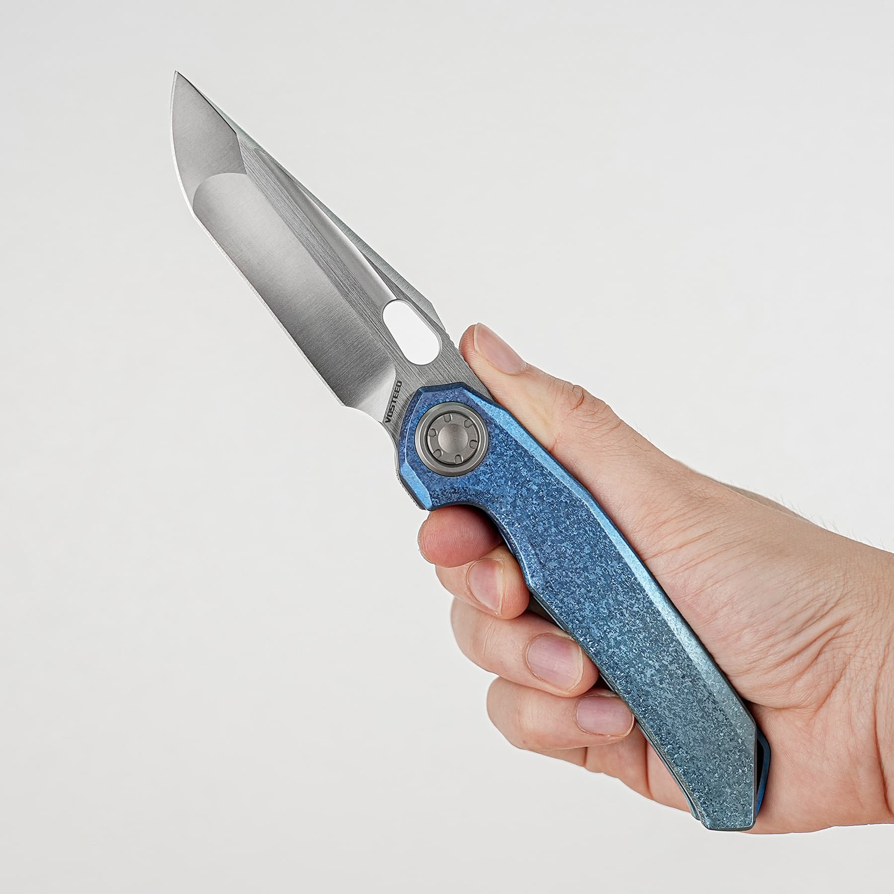 Coming Soon - Thunderbird V- Vanchor Lock® (3.46" M390 Blade & Crystallized Titanium Handle) - A0323