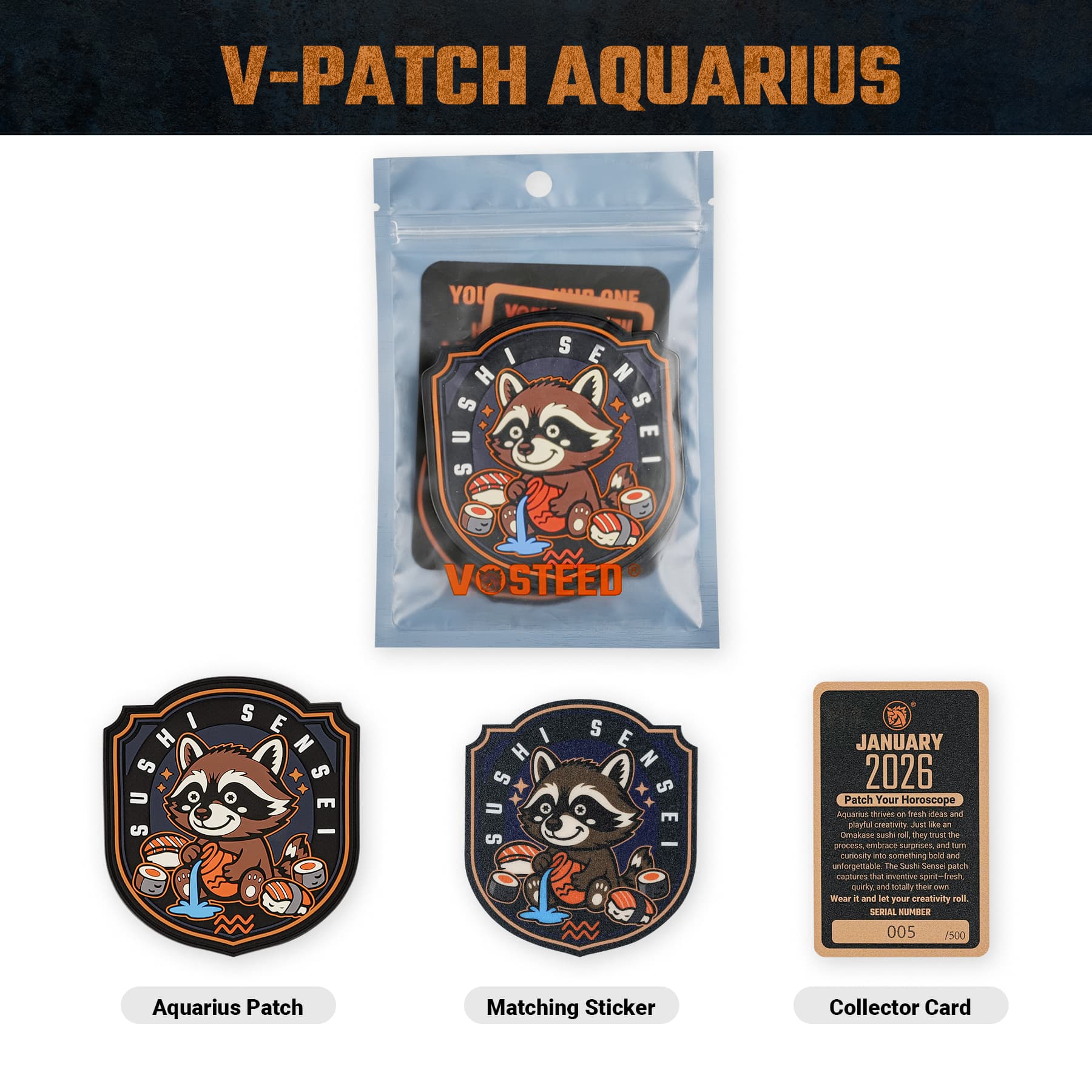 V-Patch Aquarius - X0182
