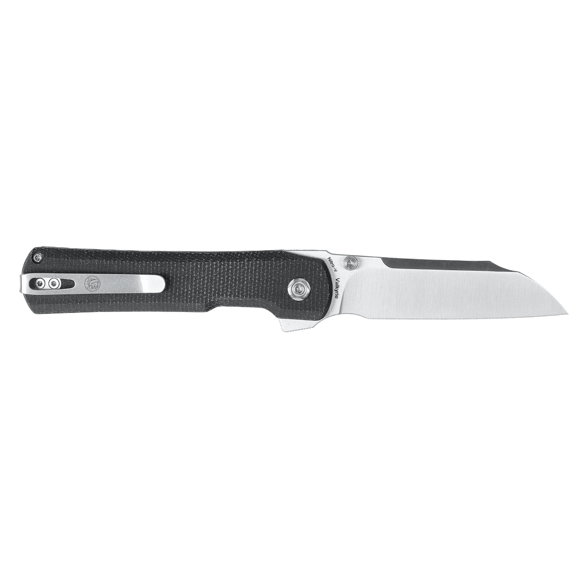 Vosteed Valkyrie Sheepsfoot blade knife with pocket clip