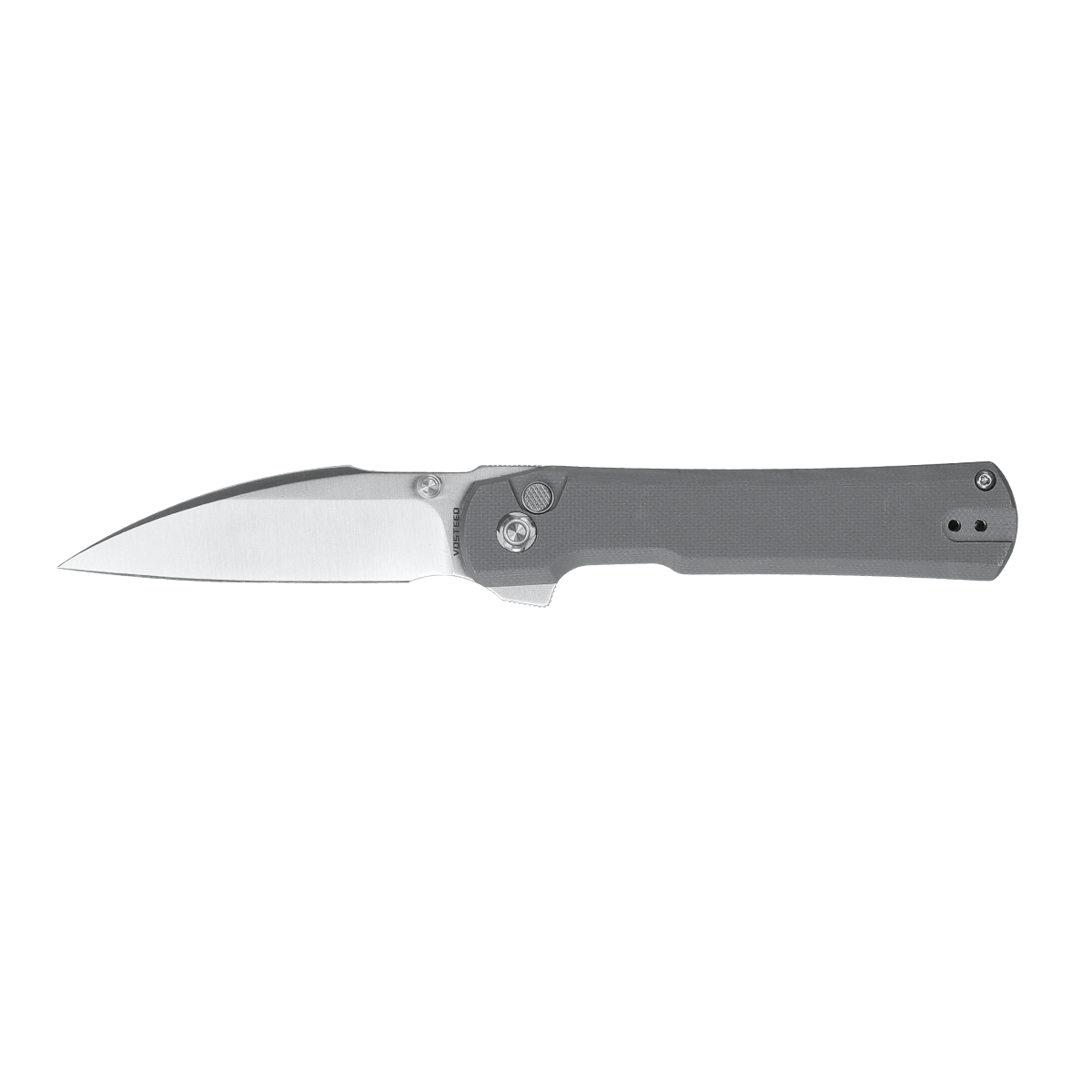 Vosteed Valkyrie Trek Lock Knife - Gray G10 handle and Nitro-V blade