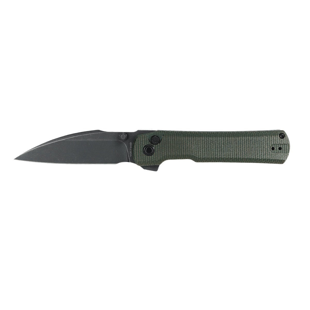 Vosteed Valkyrie Trek Lock Knife with Green Micarta Handle