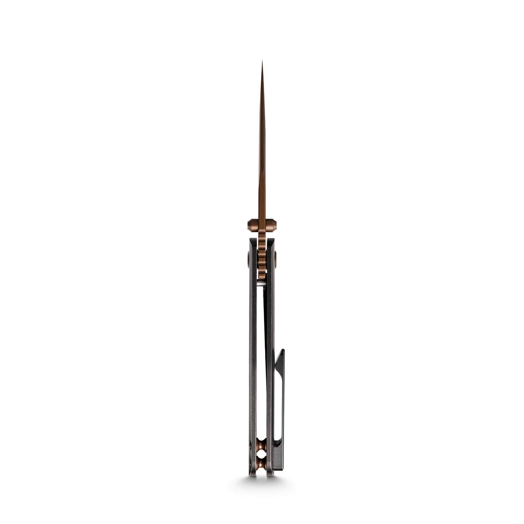Vosteed Vallhund Knife - Side Profile - Blade Edge View