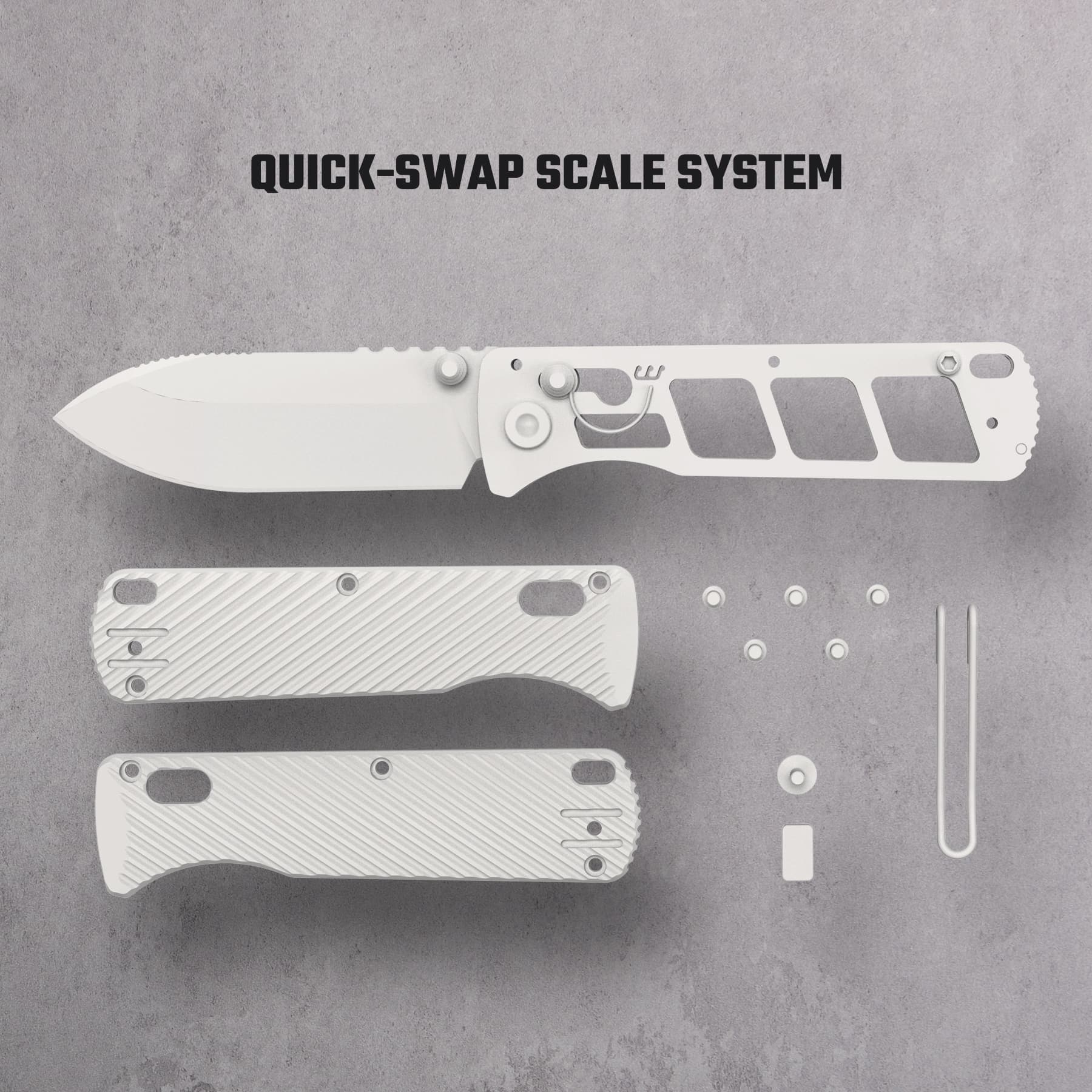 Coming Soon - Vombat - Crossbar Lock (2.92" M390 Blade & Aluminum Handle) - A4106