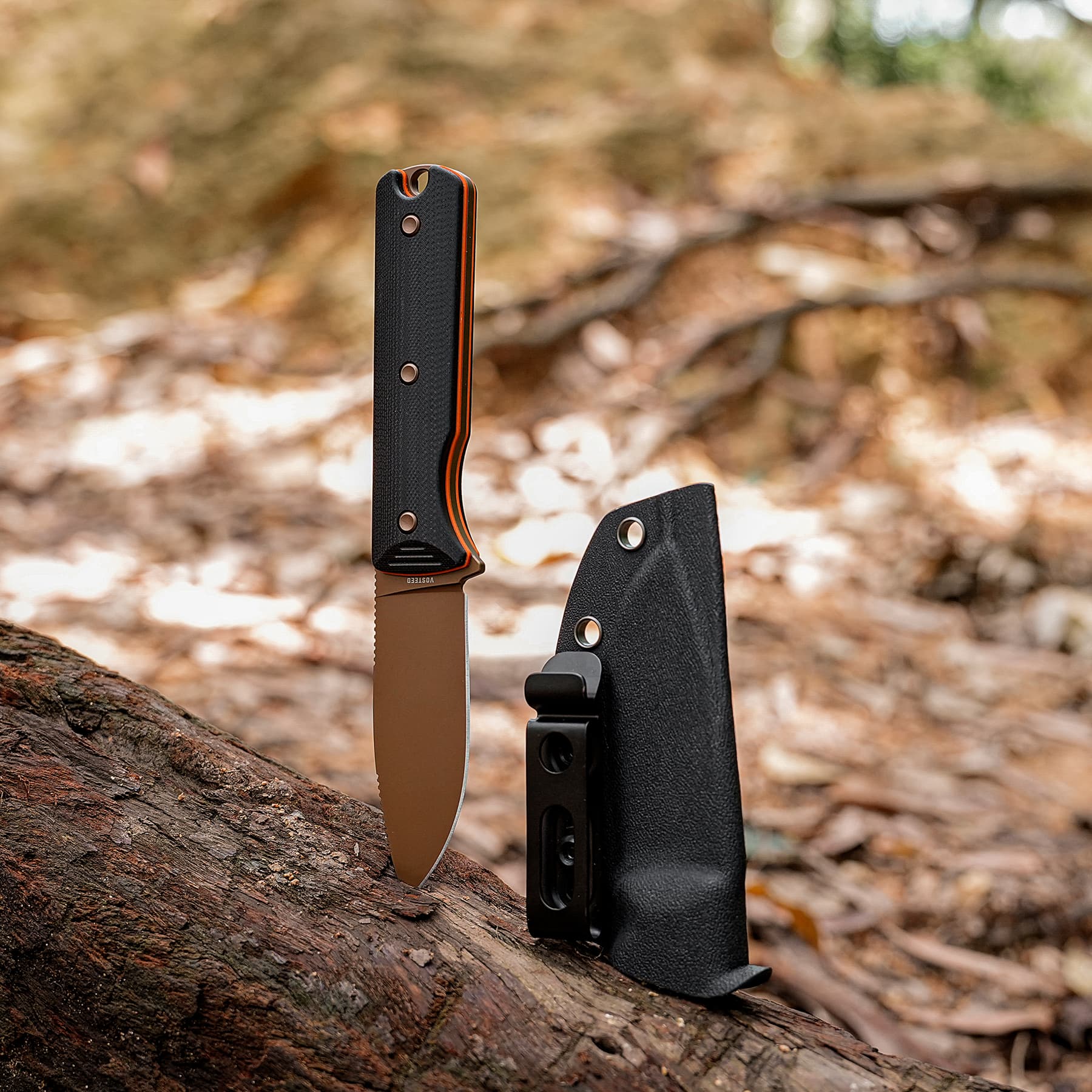Vombat - Fixed Blade Knife (3.16" AEB-L Blade & G10 Handle) - D0901 -AMAZON & TIKTOK EXCLUSIVE