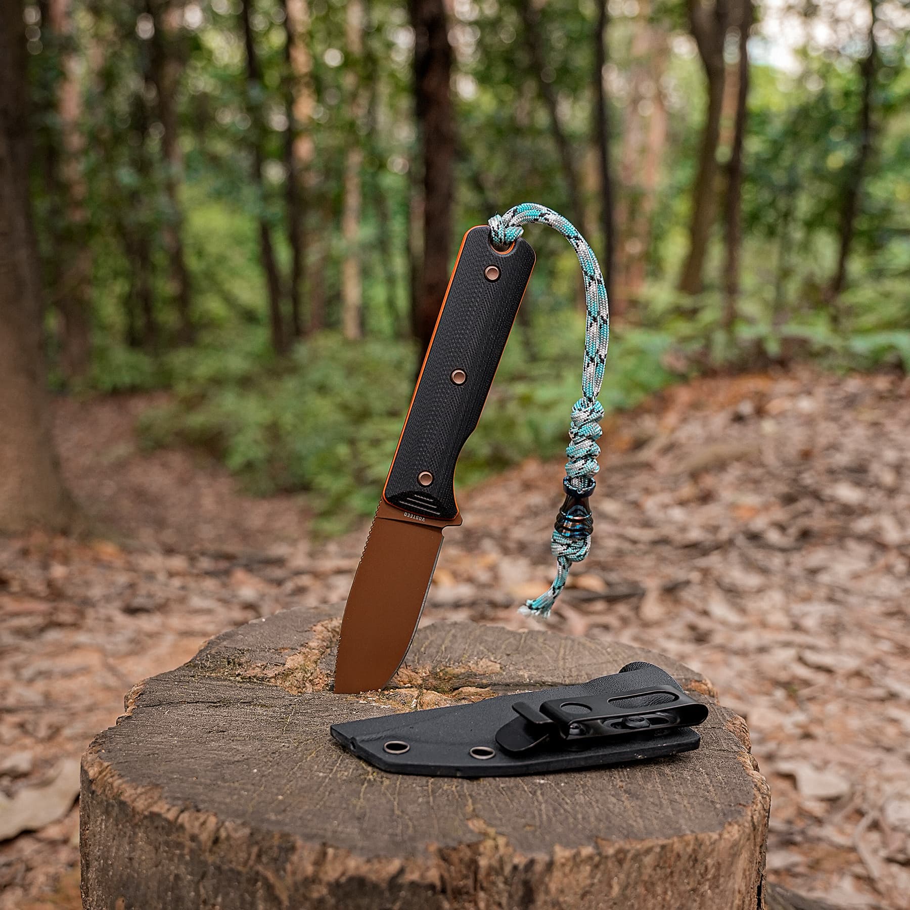 Vombat - Fixed Blade Knife (3.16" AEB-L Blade & G10 Handle) - D0901 -AMAZON & TIKTOK EXCLUSIVE