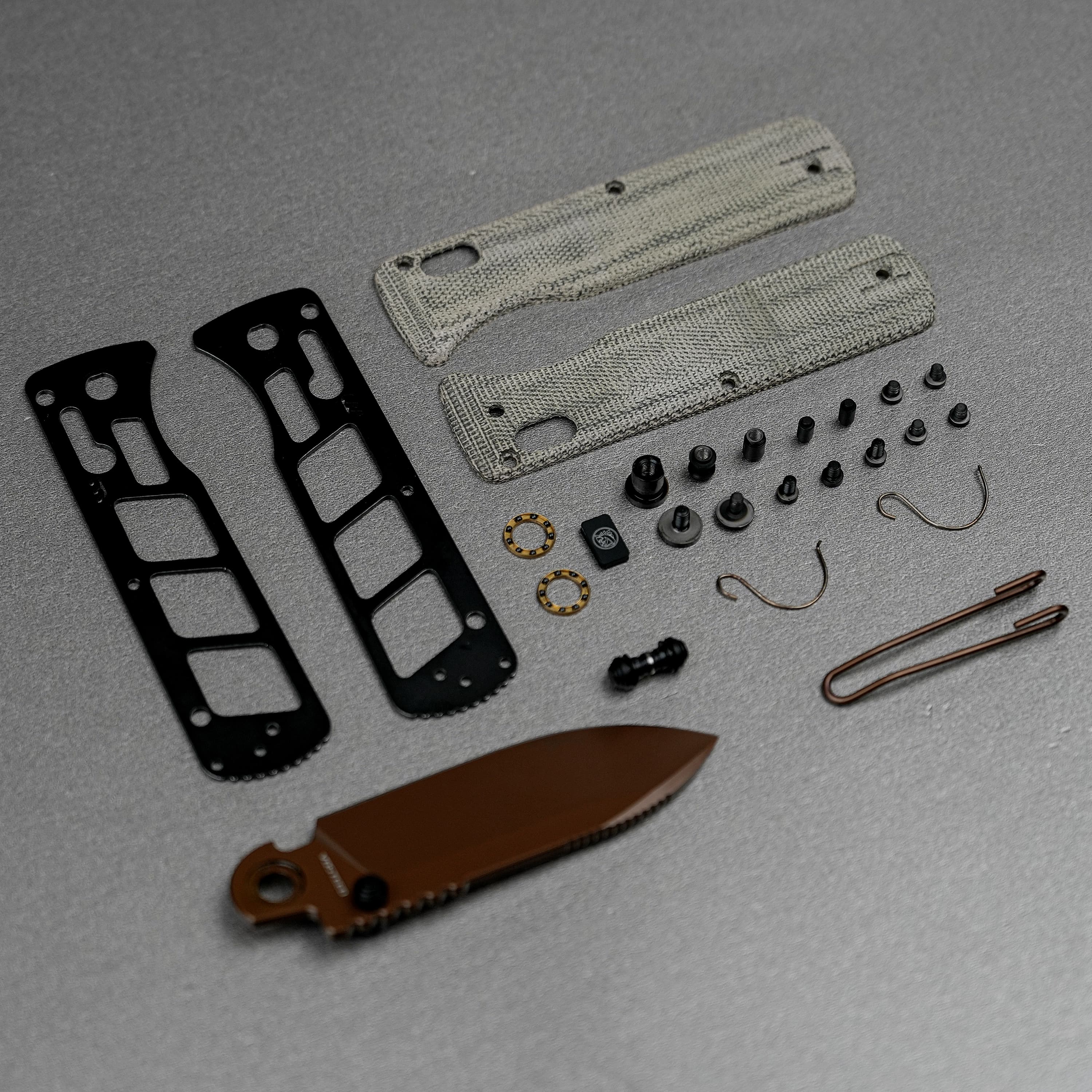 Vombat Handle Scales Kits- W0103