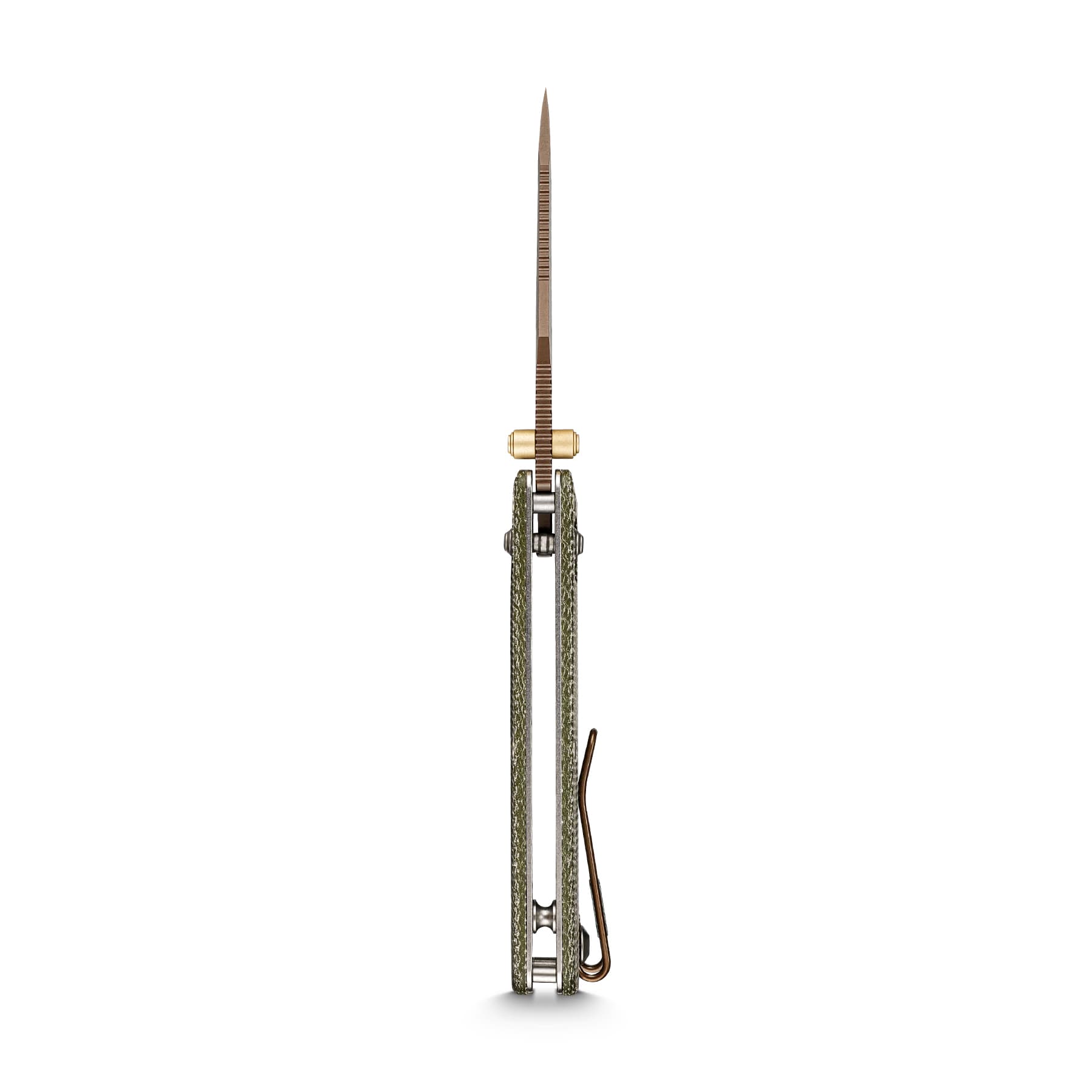 Coming Soon - Vombat - Crossbar Lock (2.92" 14C28N Blade & Micarta Handle) - A4111