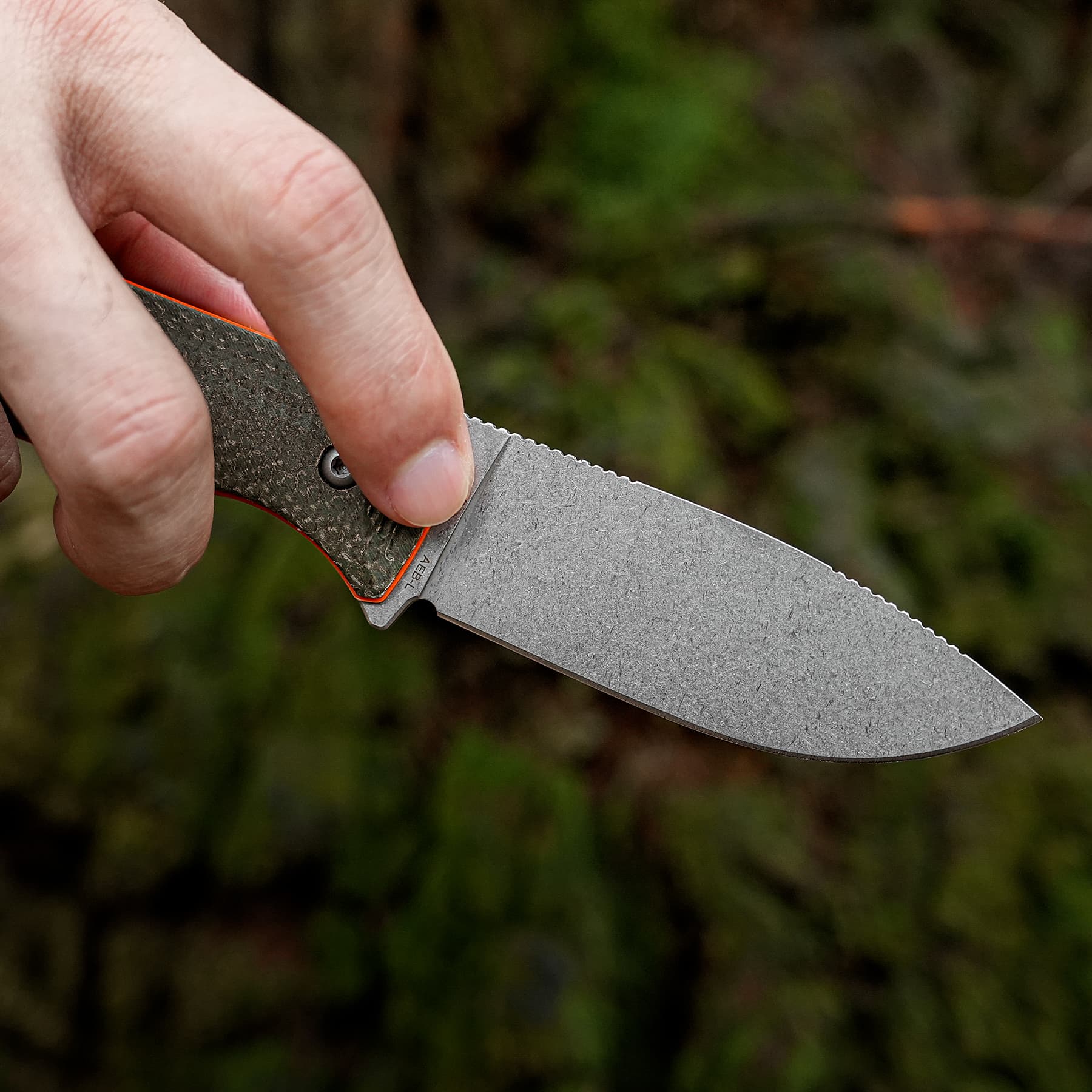 Vombat - Fixed Blade Knife (3.16" AEB-L Blade & Micarta Handle) - D0902 - AMAZON & TIKTOK EXCLUSIVE