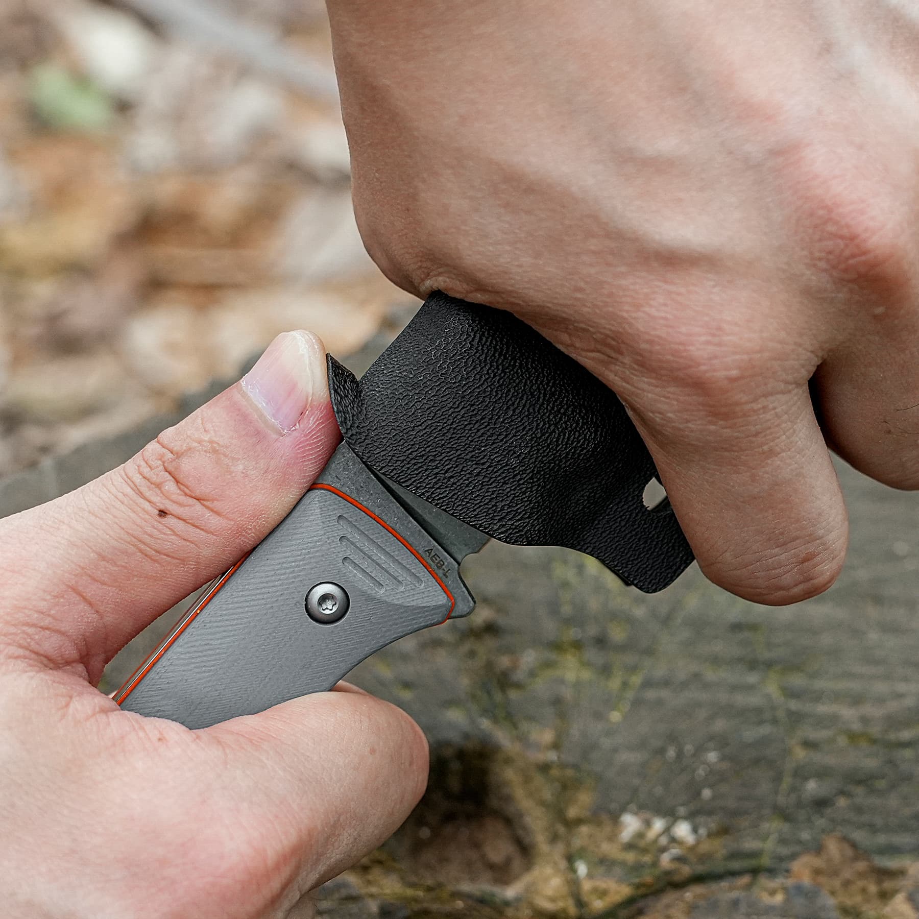 Vombat - Fixed Blade Knife (3.16" AEB-L Blade & G10 Handle) - D0903 - AMAZON & TIKTOK EXCLUSIVE