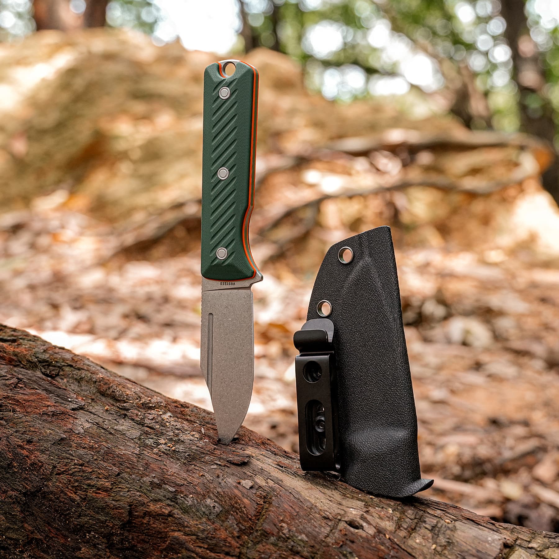Vombat - Fixed Blade Knife (3.16" AEB-L Blade & G10 Handle) - D0906 - AMAZON & TIKTOK EXCLUSIVE