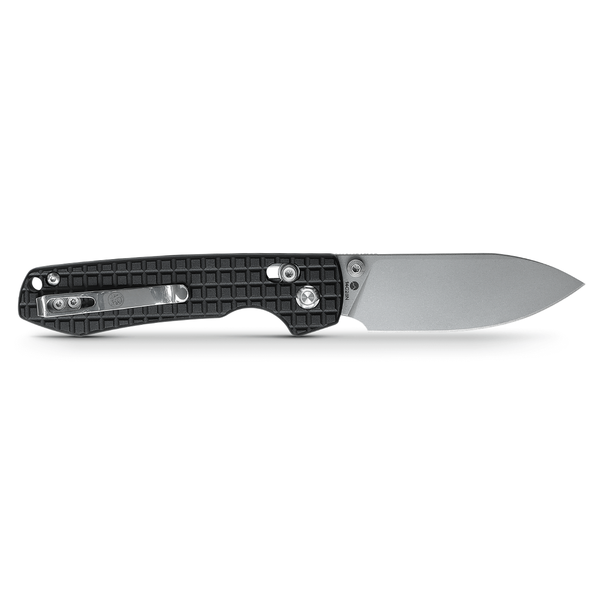 Vosteed Raccoon Crossbar Lock Folding Knife - Black Frag Handle