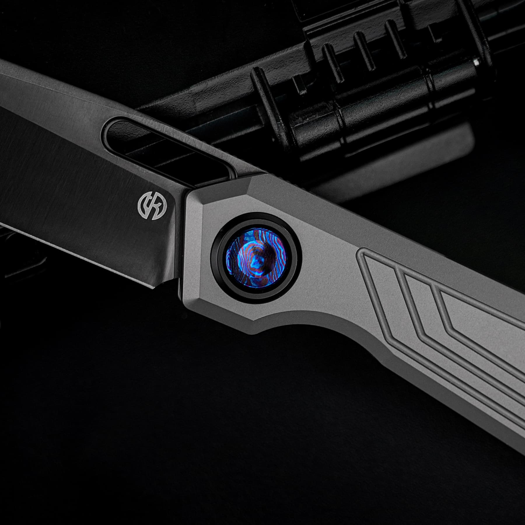 Coming soon - Xeno - Vanchor Lock® Knife (3.23" Vanax Blade & Titanium Handle) - A3805