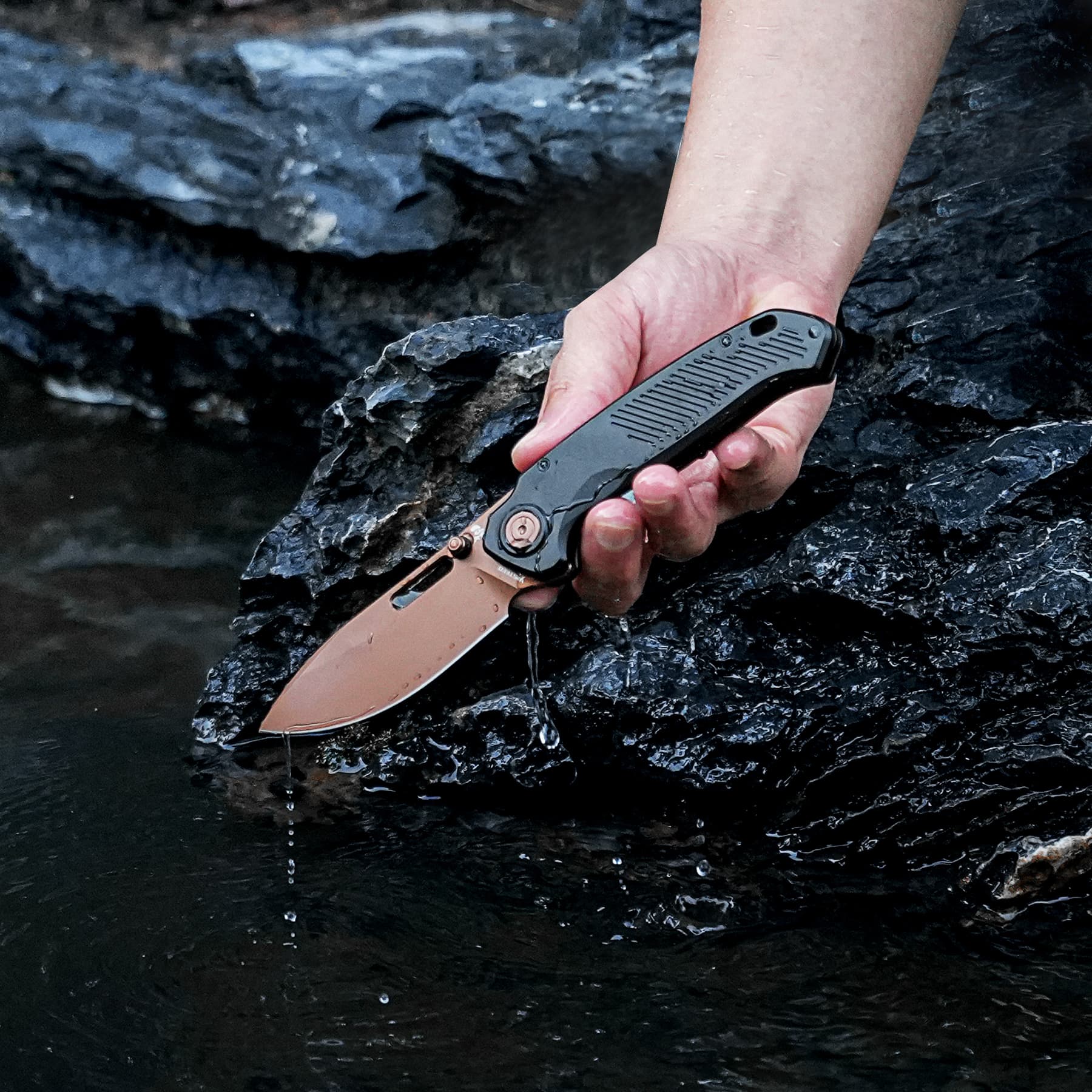 Coming Soon - Zander - Vanchor Lock® (3.40" S35VN Blade & Aluminum Handle) - A4601