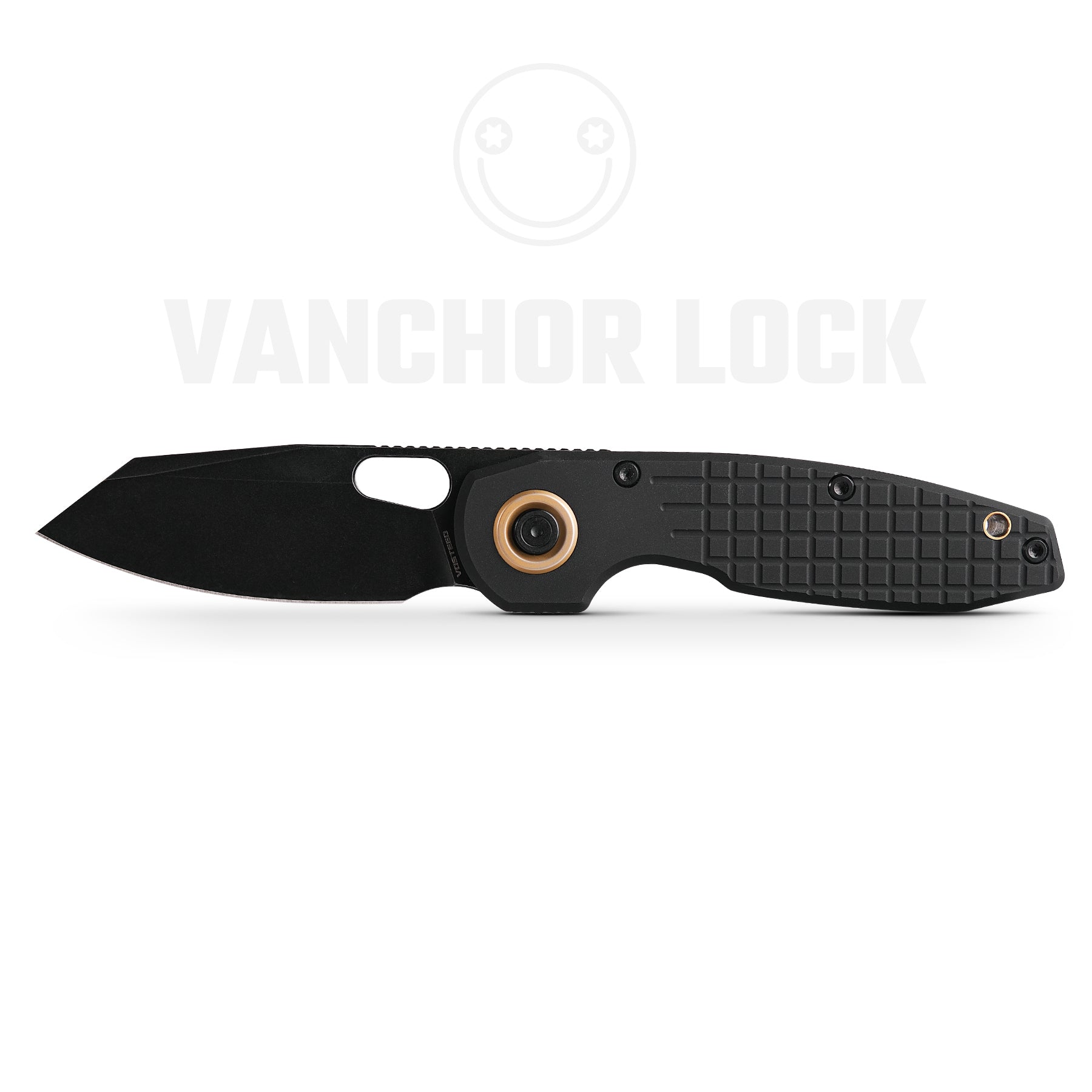 Vosteed Ankylo Knife with Vanchor Lock - Black Elmax Blade