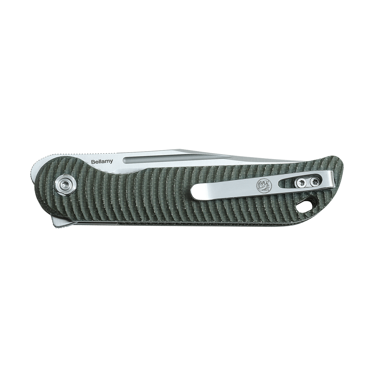 Vosteed Bellamy Liner Lock Knife - Green Micarta