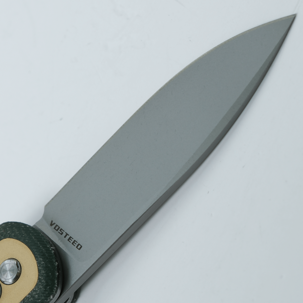 Vosteed Corgi knife blade detail