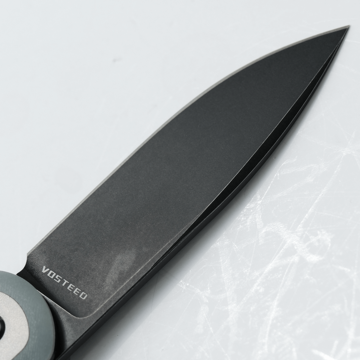 Vosteed Corgi knife blade detail
