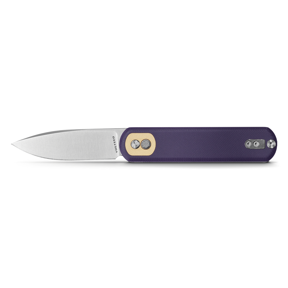 Vosteed Corgi Trek Lock Knife, purple G10 handle