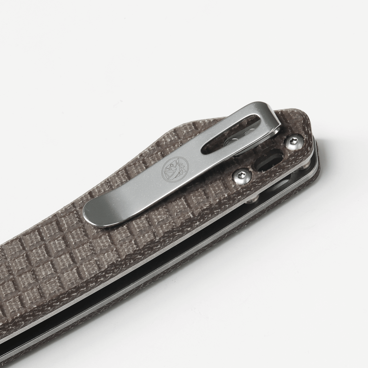 Vosteed Gator Knife Pocket Clip Detail