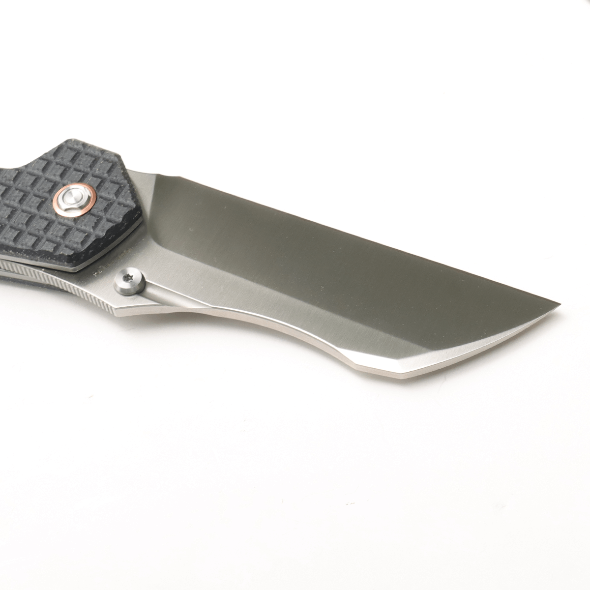 Vosteed Gator Knife - Detailed Wharncliffe Blade