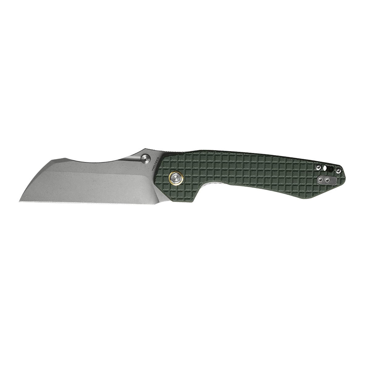 Vosteed Gator Knife - Green Micarta Handle