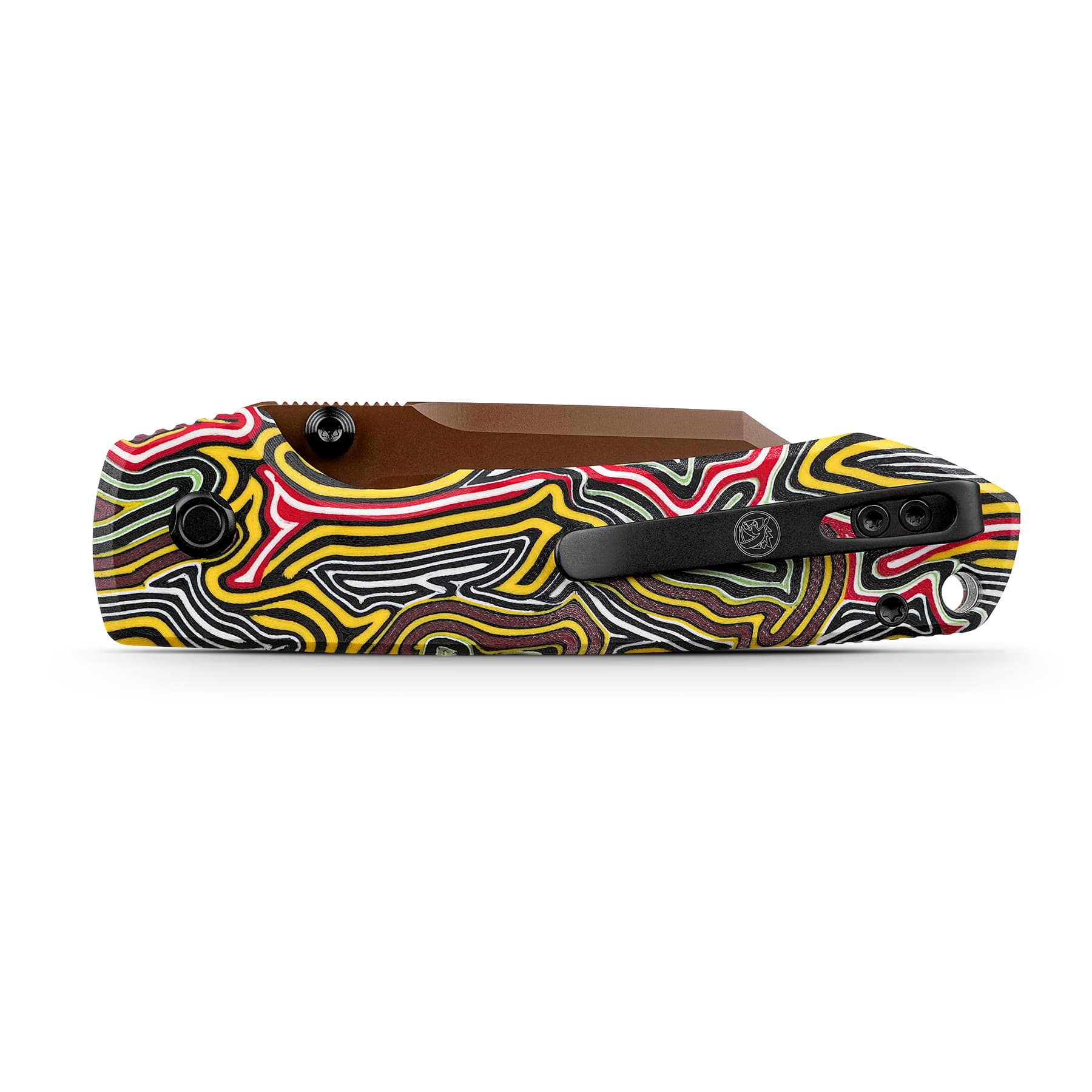 Going Gear Exclusive Vosteed Raccoon® 14C28N Dune Bowie Blade Arcade Pattern G10 Handle A2923